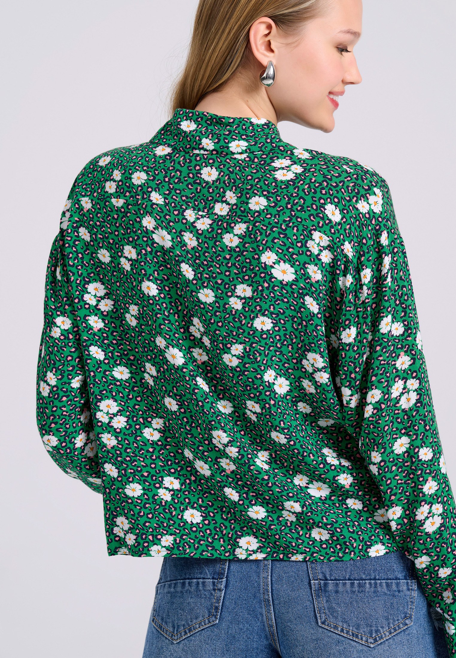 Women's Shirts Funky Buddha Green