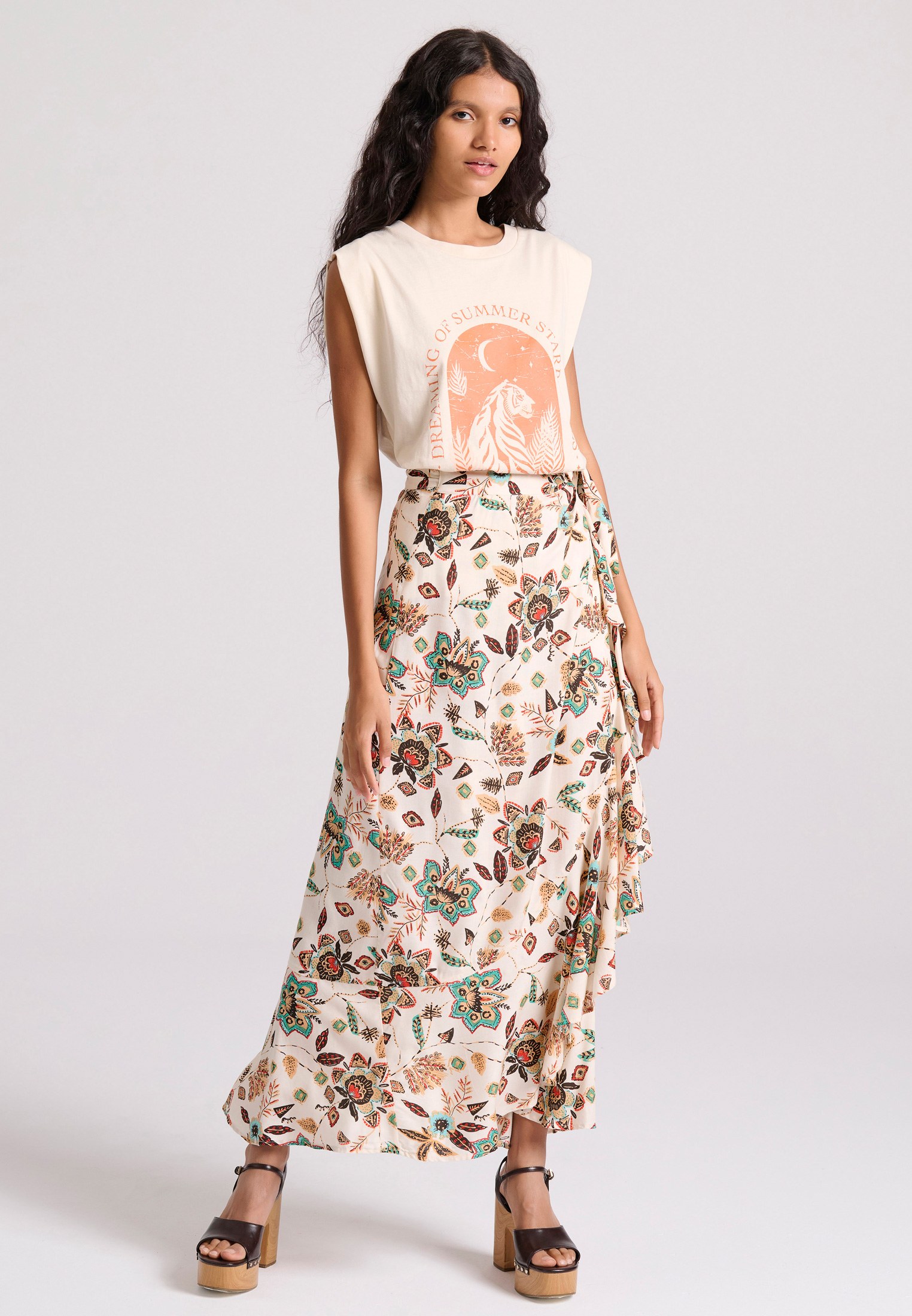 Women's T-Shirts Funky Buddha White