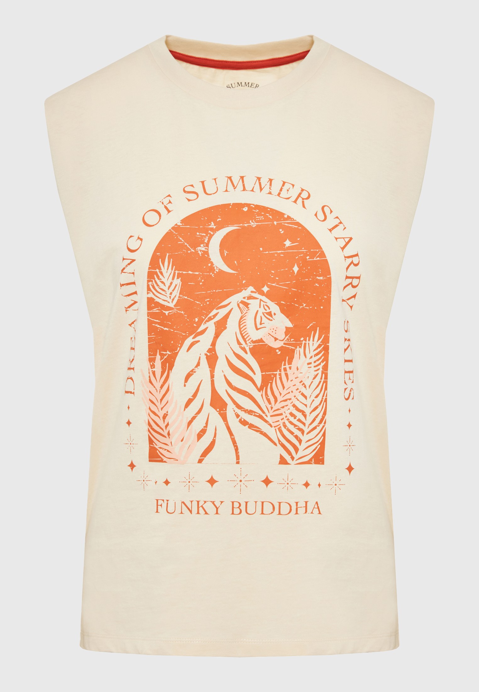 Women's T-Shirts Funky Buddha White