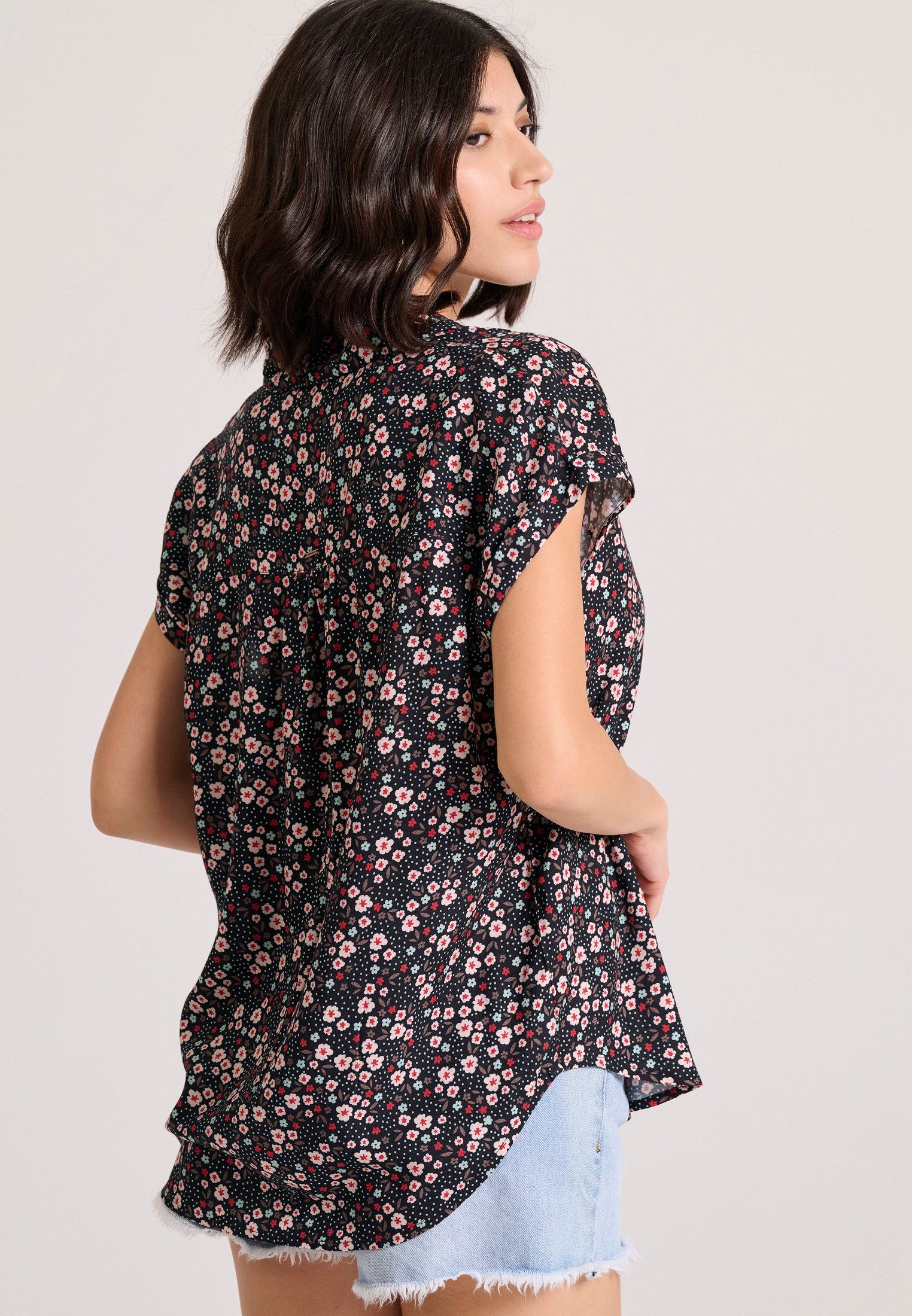 Women's Shirts Funky Buddha Black