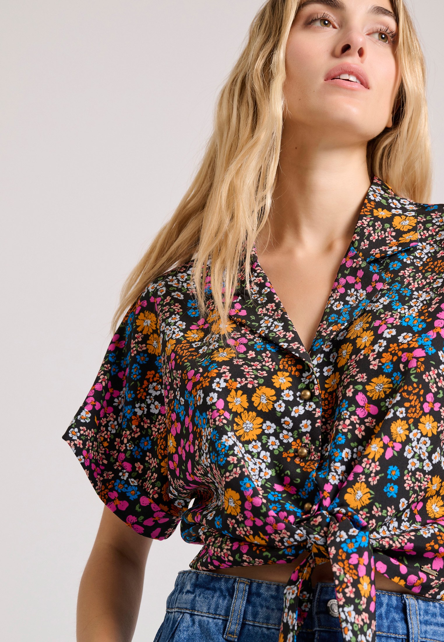 Women's Shirts Funky Buddha Black