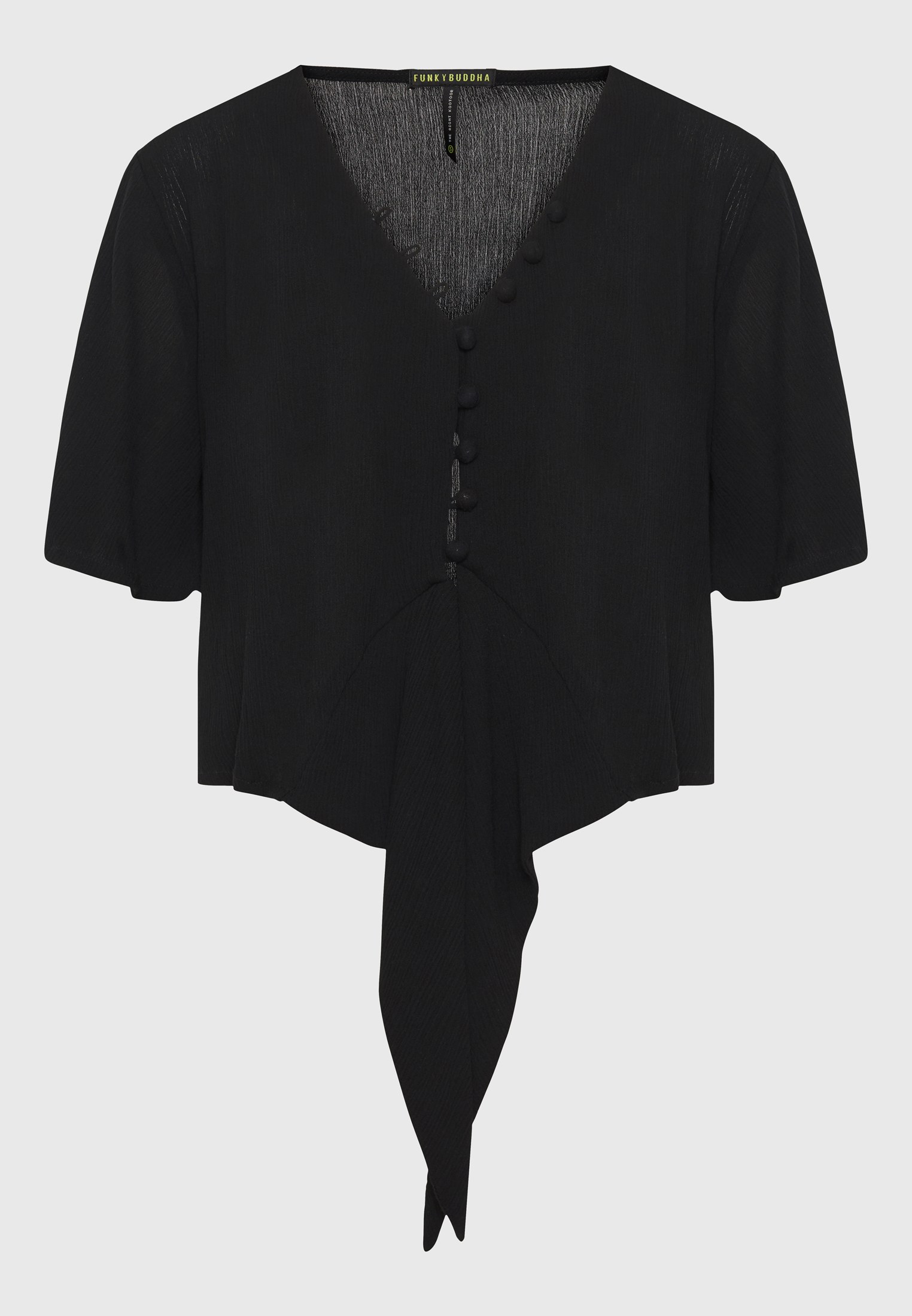 Women's Shirts Funky Buddha Black