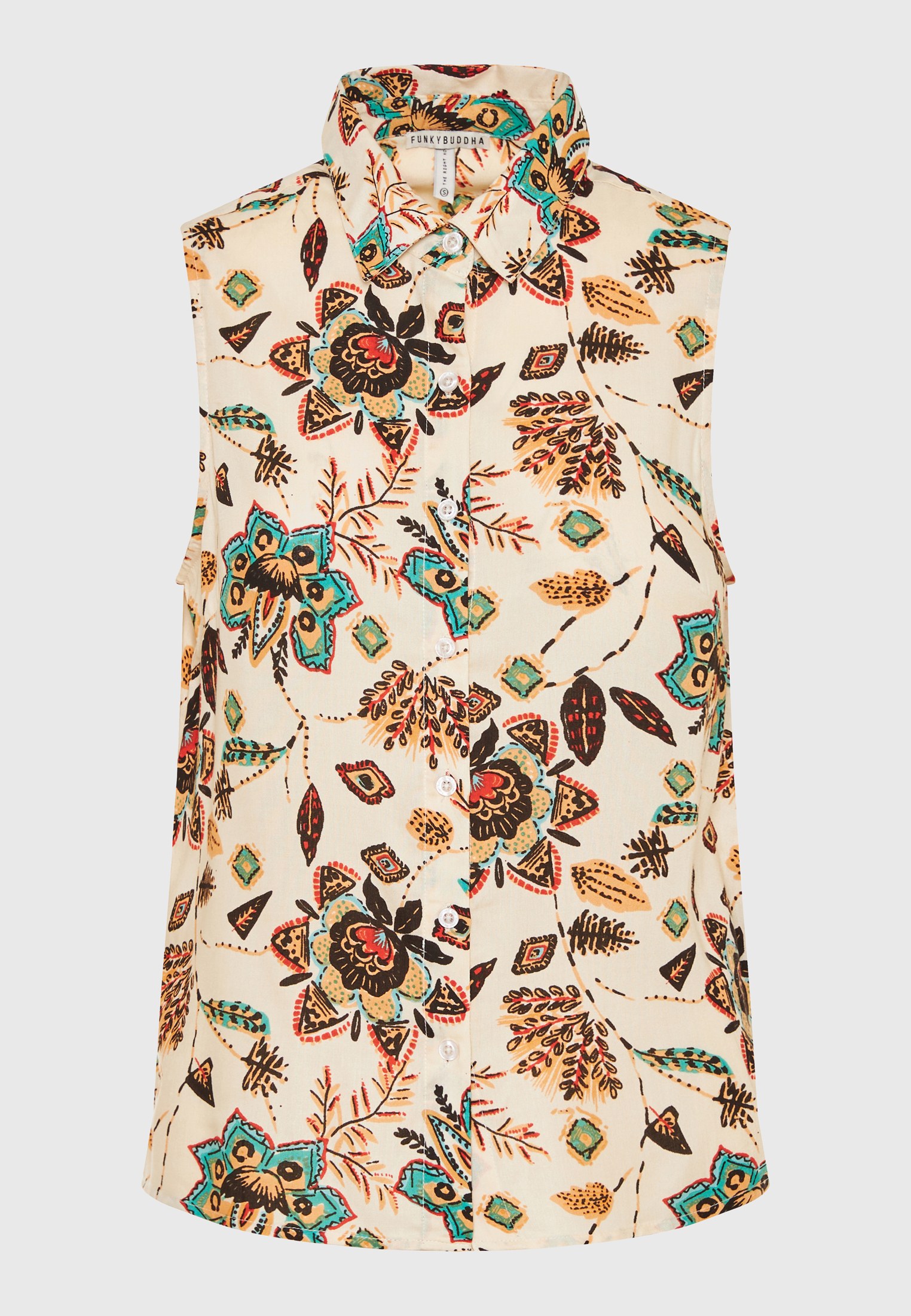 Women's Shirts Funky Buddha Multicolor