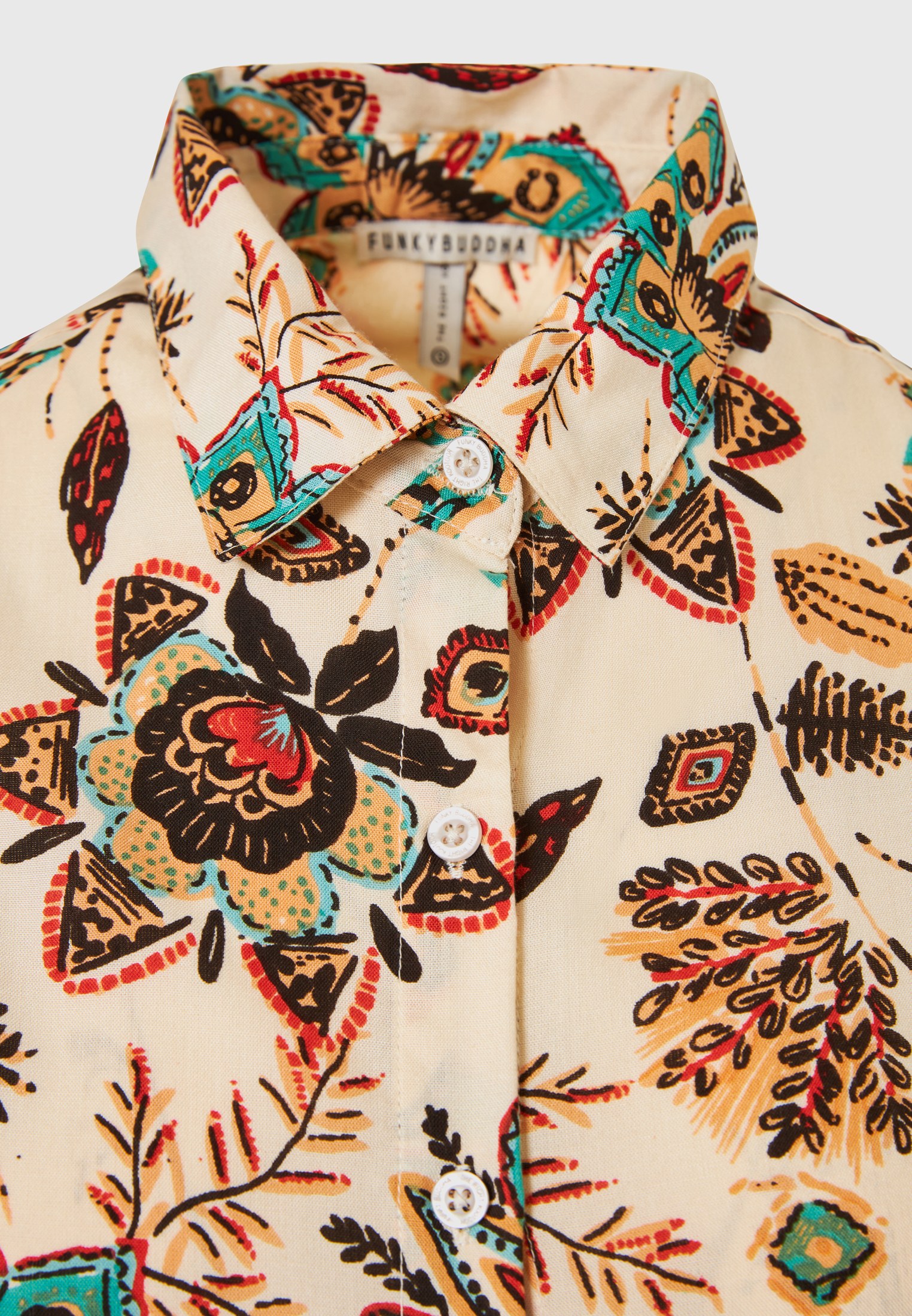 Women's Shirts Funky Buddha Multicolor