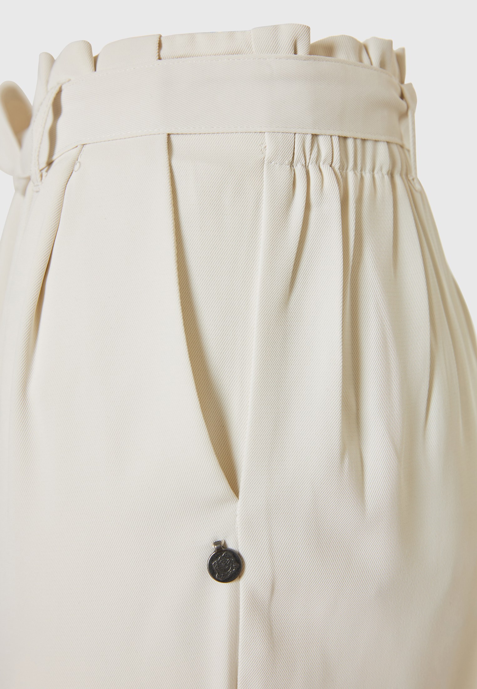 Women's Trousers Funky Buddha White