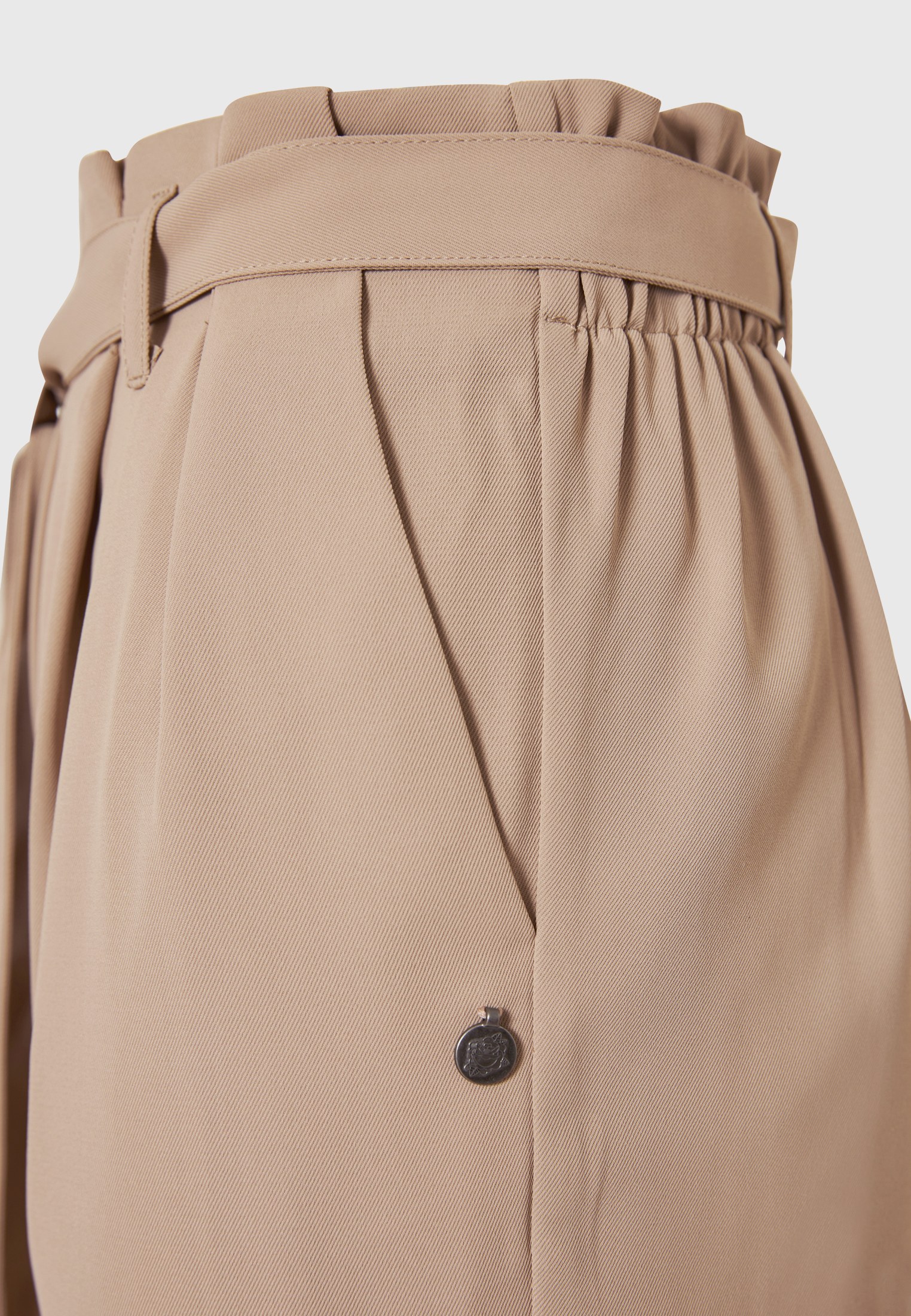 Women's Trousers Funky Buddha Beige