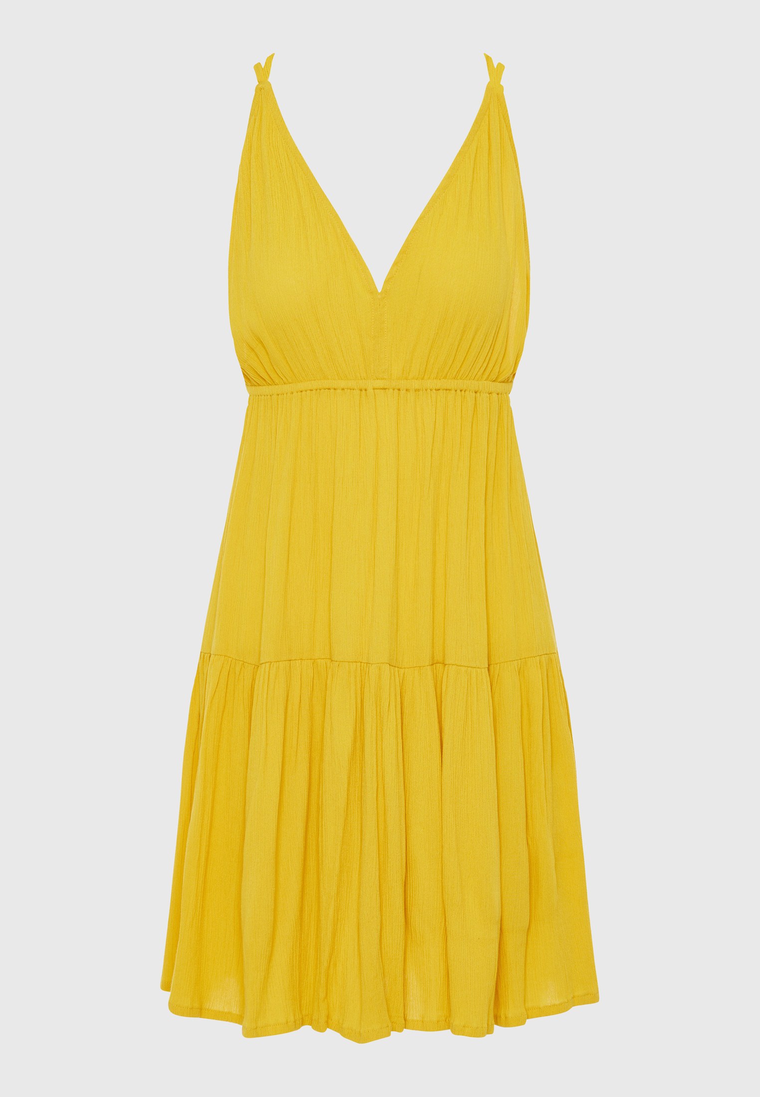 Halter neck mini φόρεμα με ανοιχτή πλάτη φωτογραφία