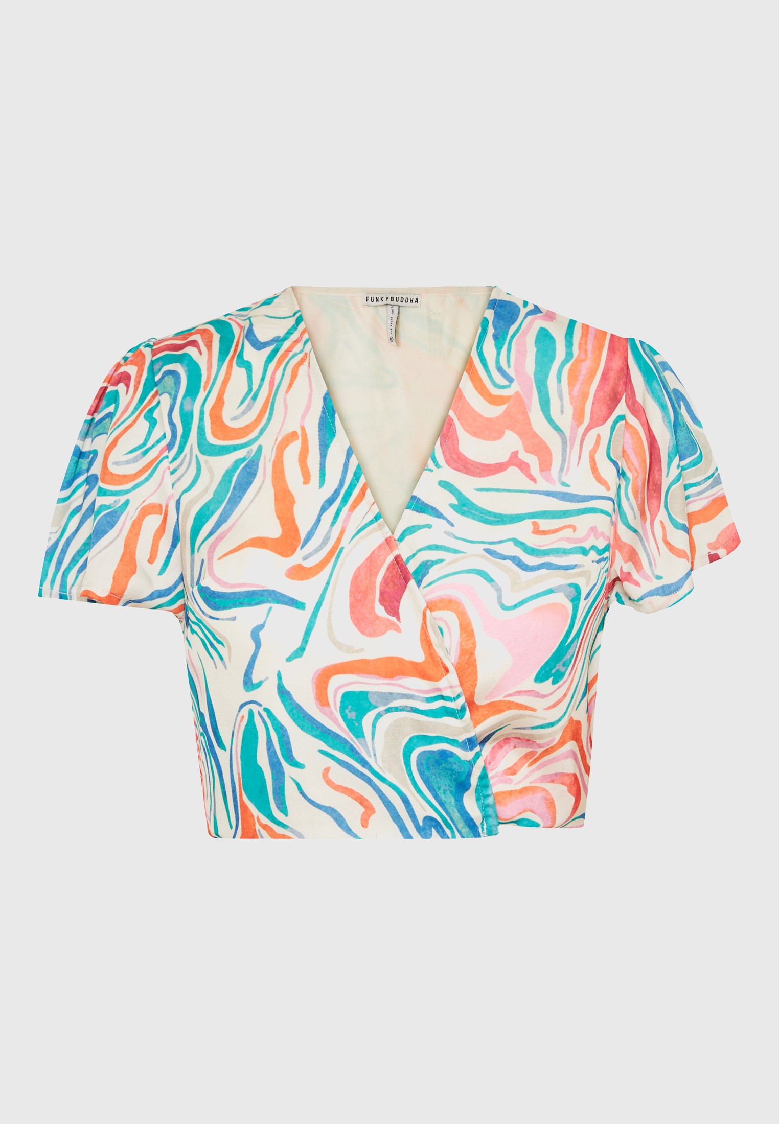 Women's Blouses Funky Buddha Multicolor
