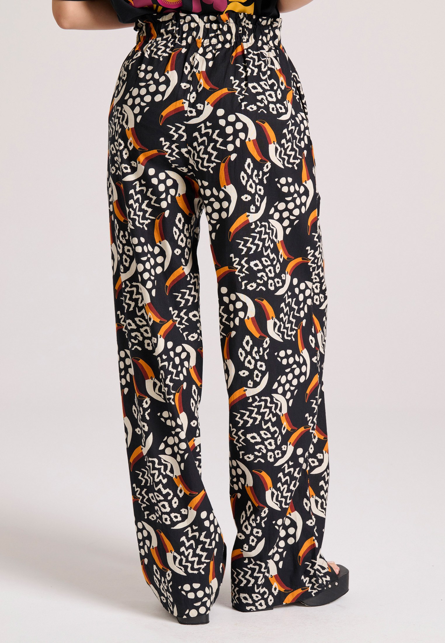 Women's Trousers Funky Buddha Black