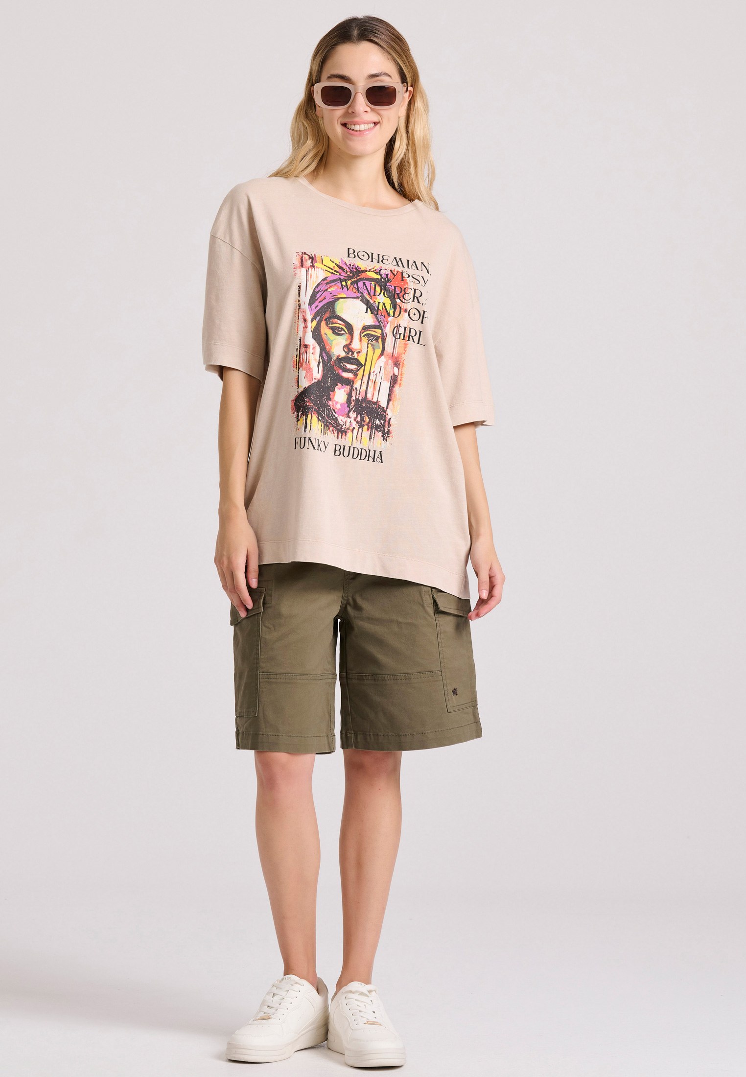 Women's Shirts Funky Buddha White