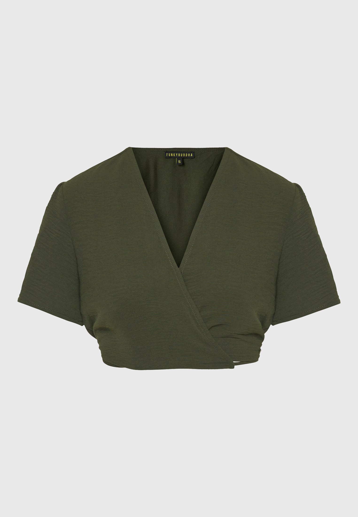 Women's Blouses Funky Buddha Khaki