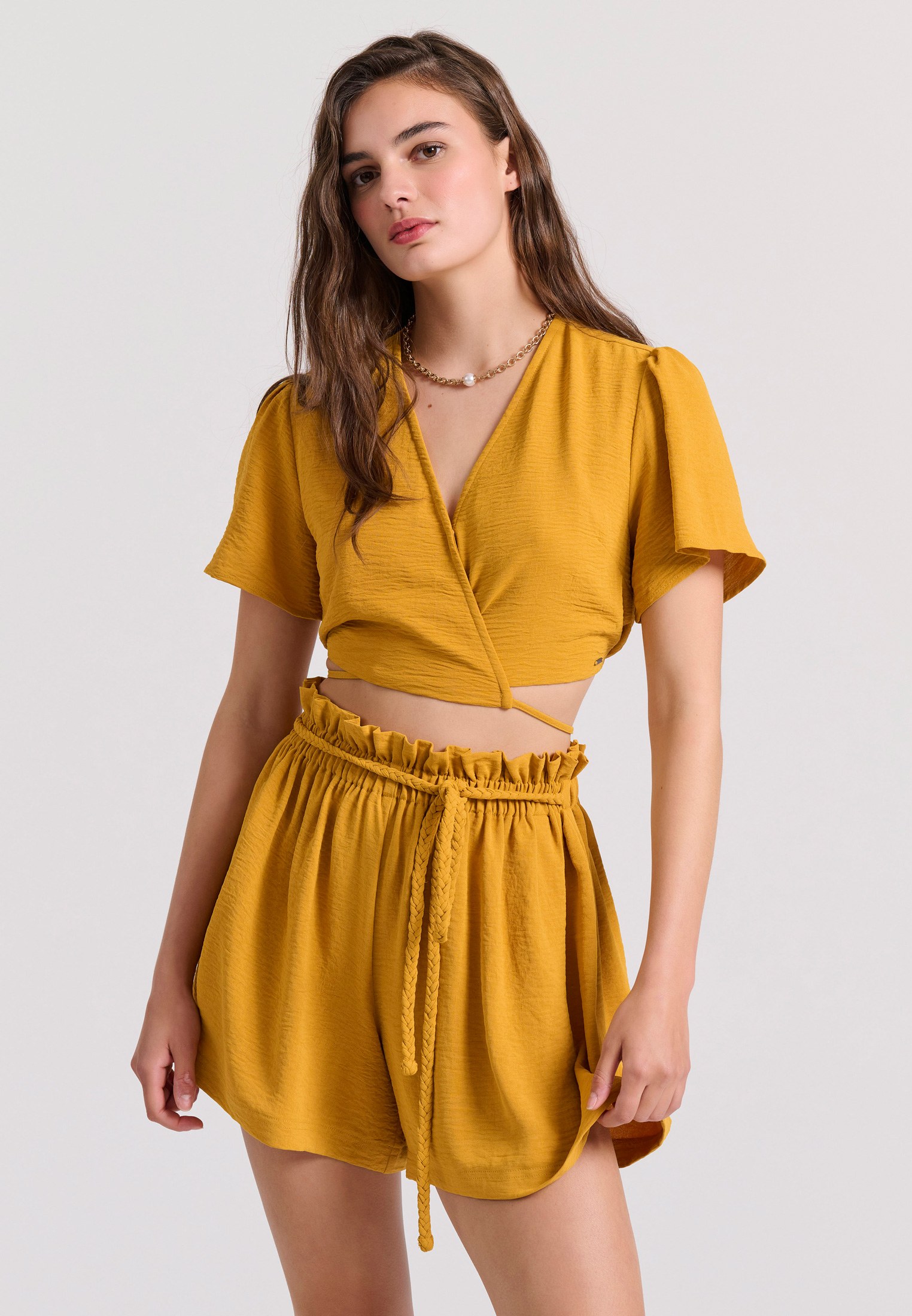 Women's Blouses Funky Buddha Yellow