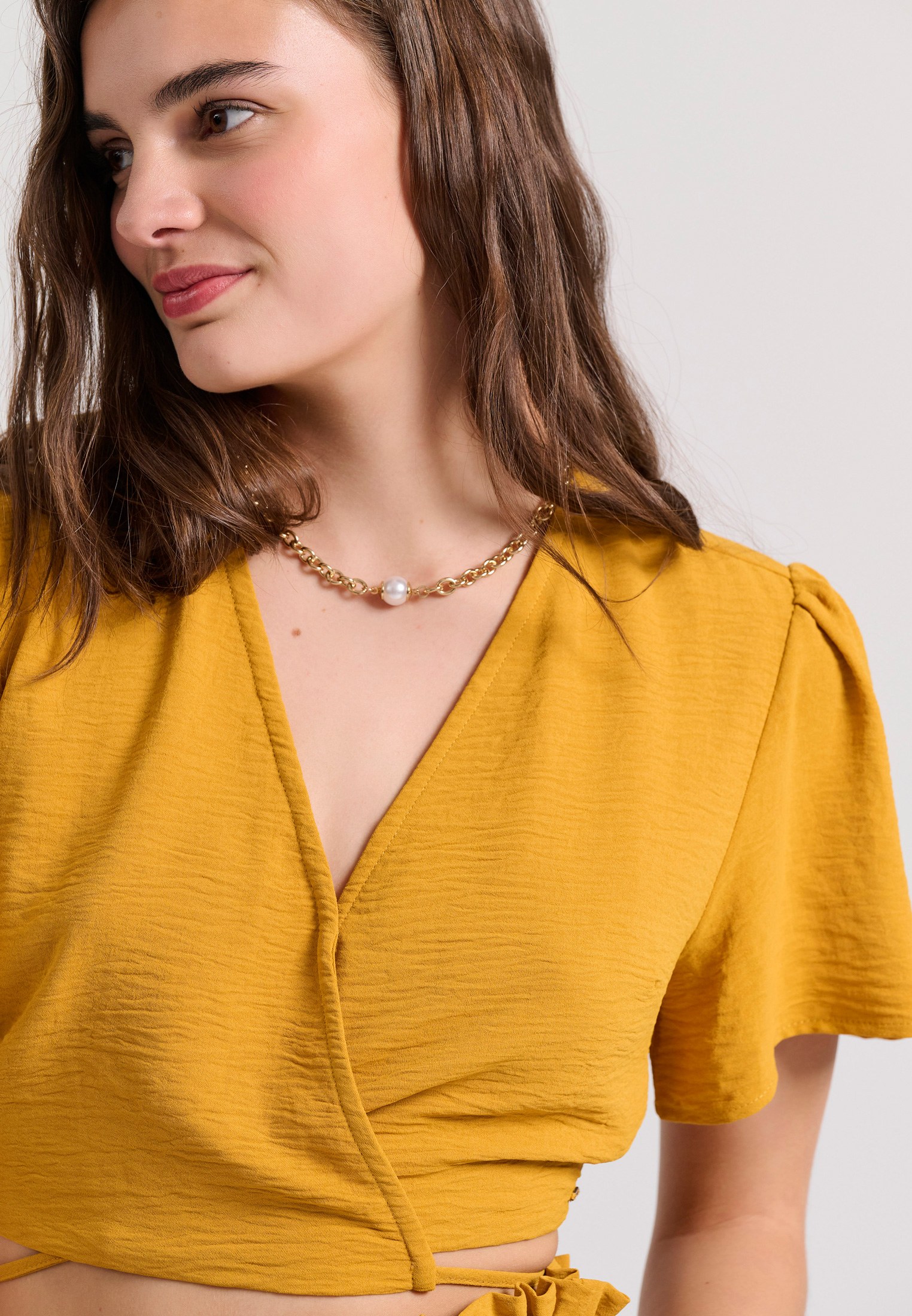 Women's Blouses Funky Buddha Yellow