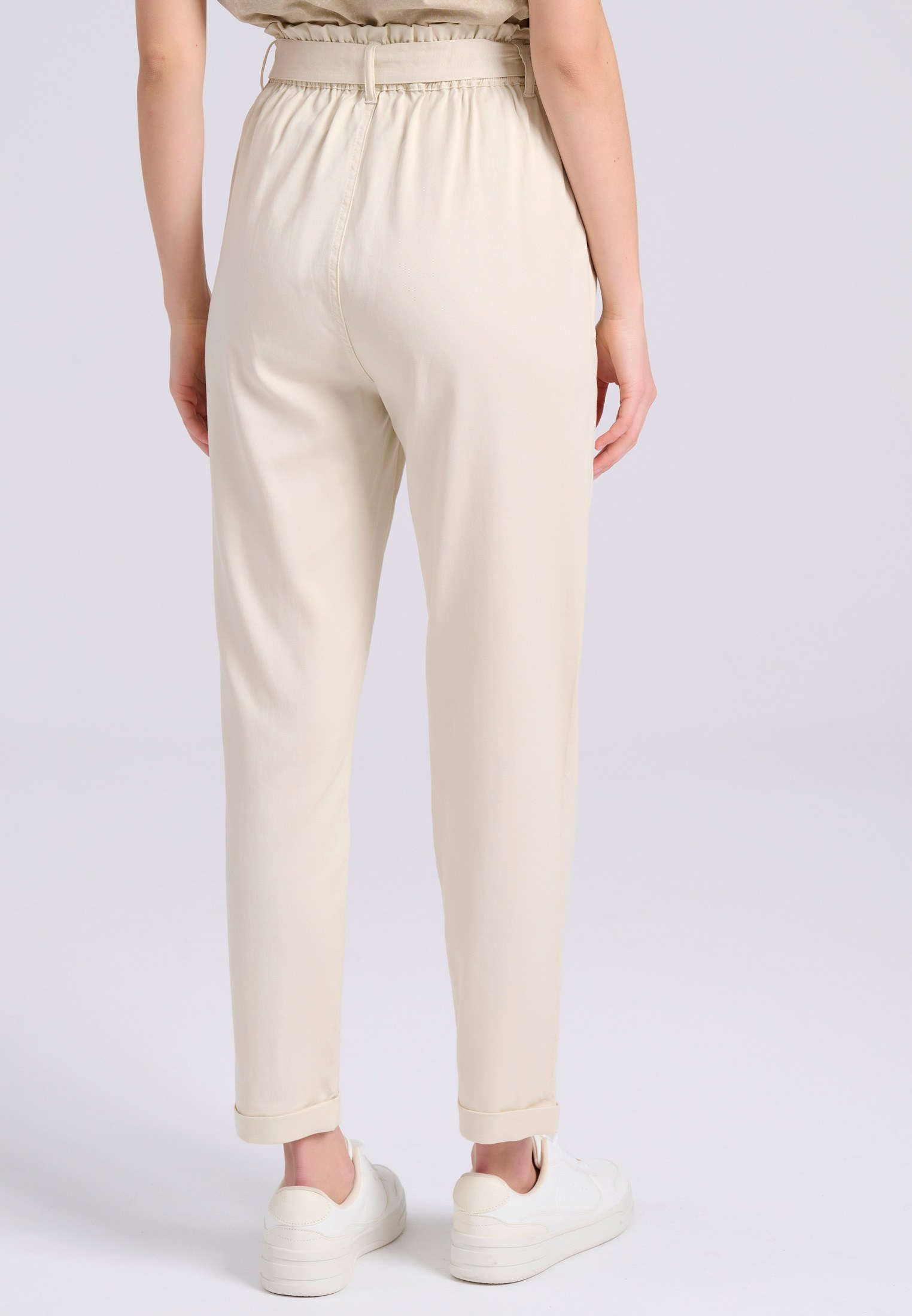 Women's Trousers Funky Buddha White