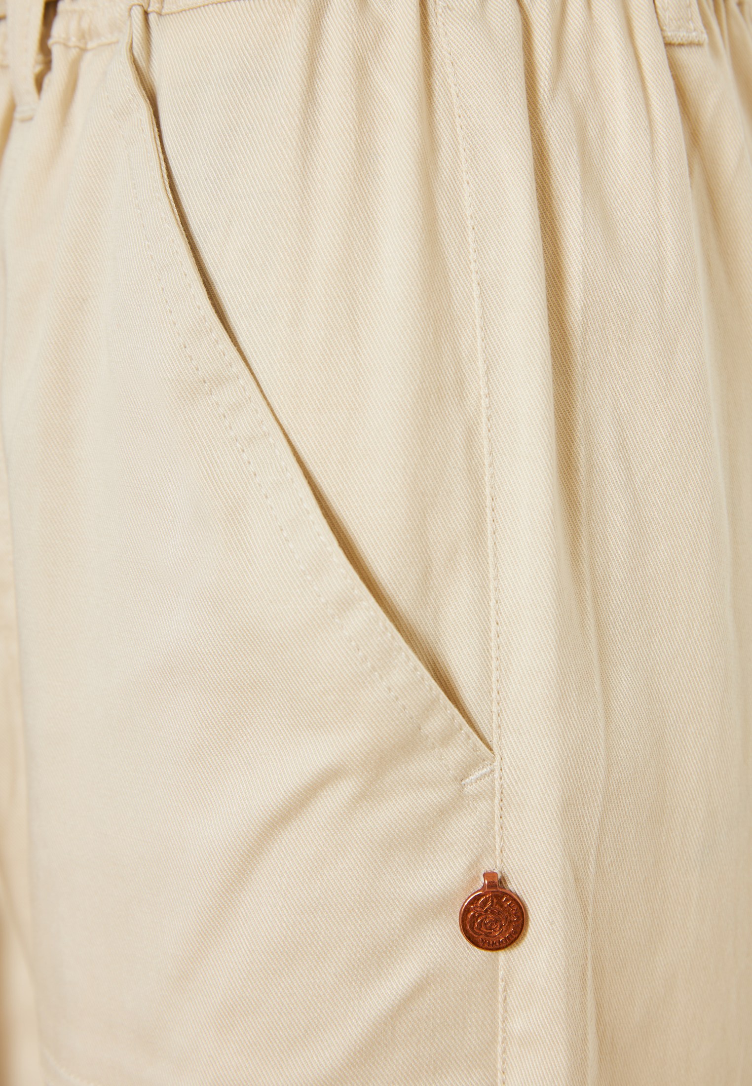 Women's Trousers Funky Buddha White