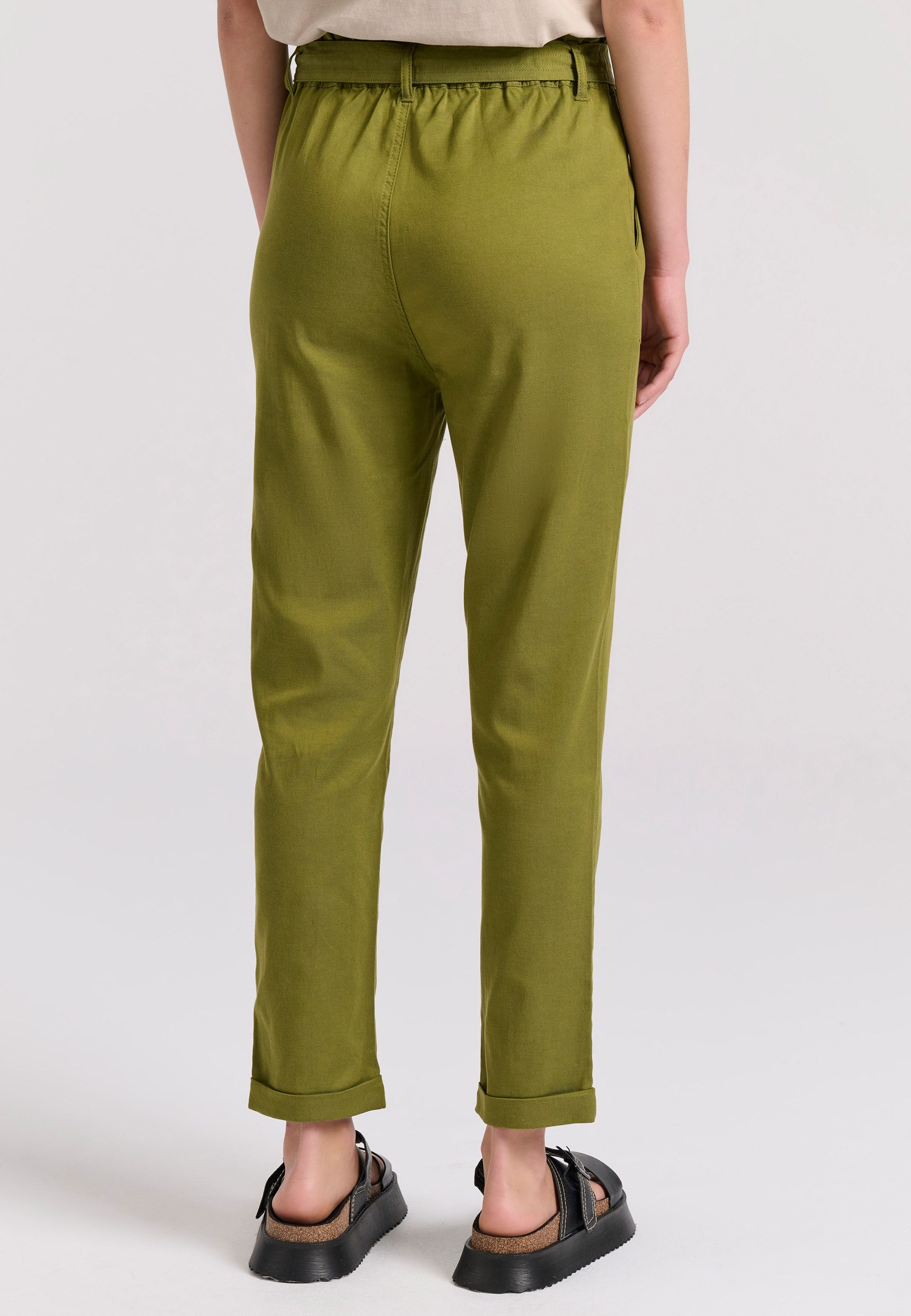 Women's Trousers Funky Buddha Olive