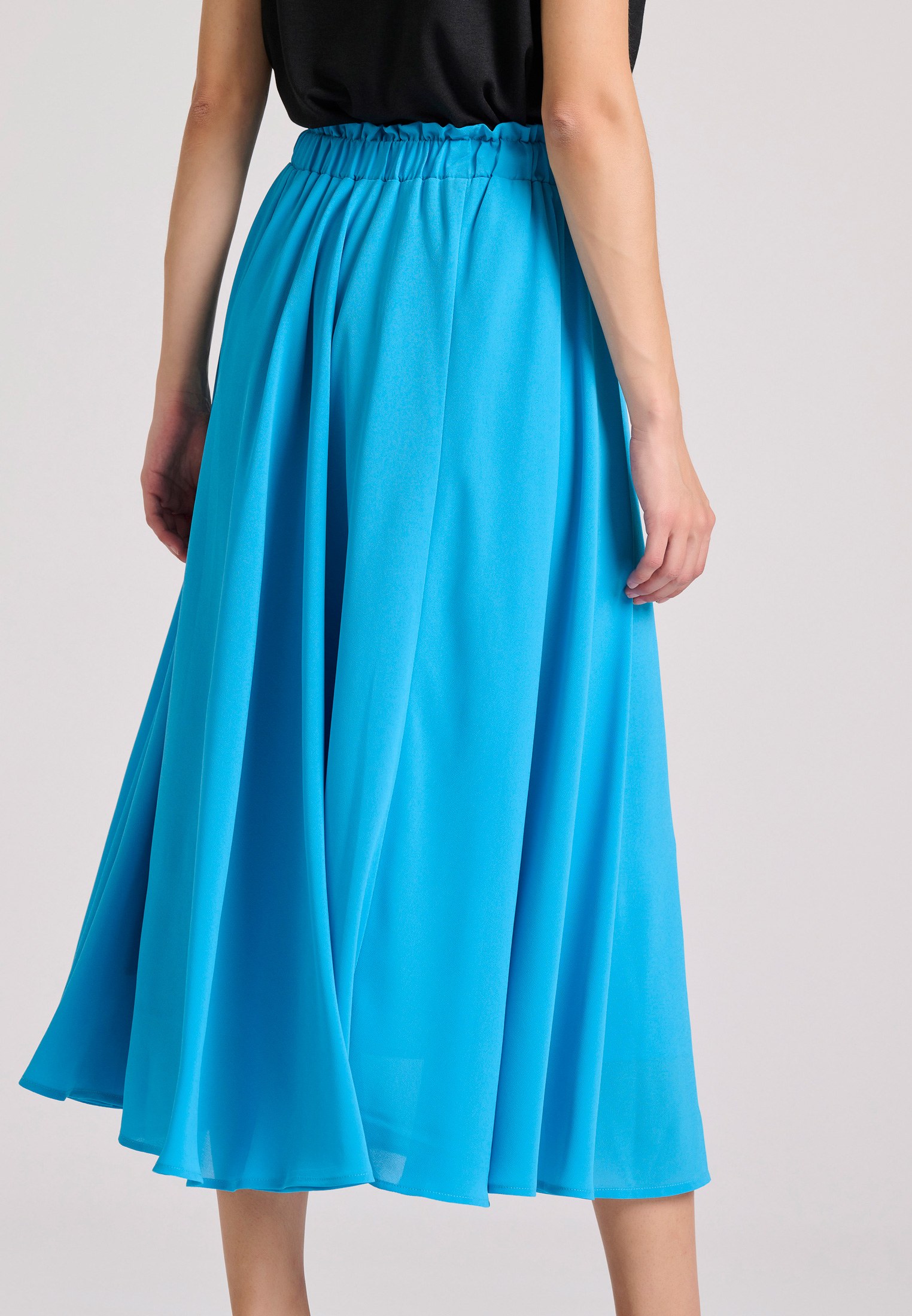 Women's Midi Skirts Funky Buddha Blue