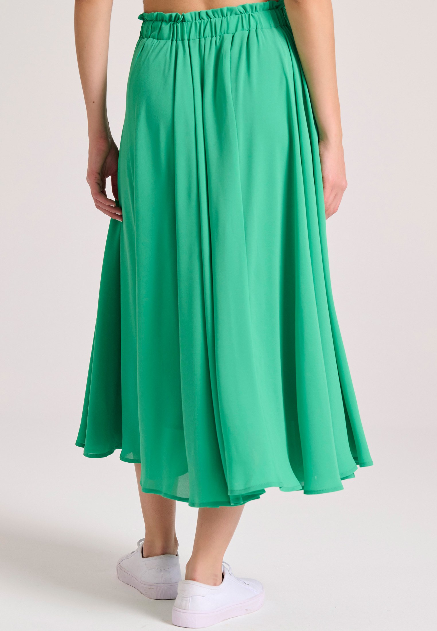 Women's Midi Skirts Funky Buddha Green