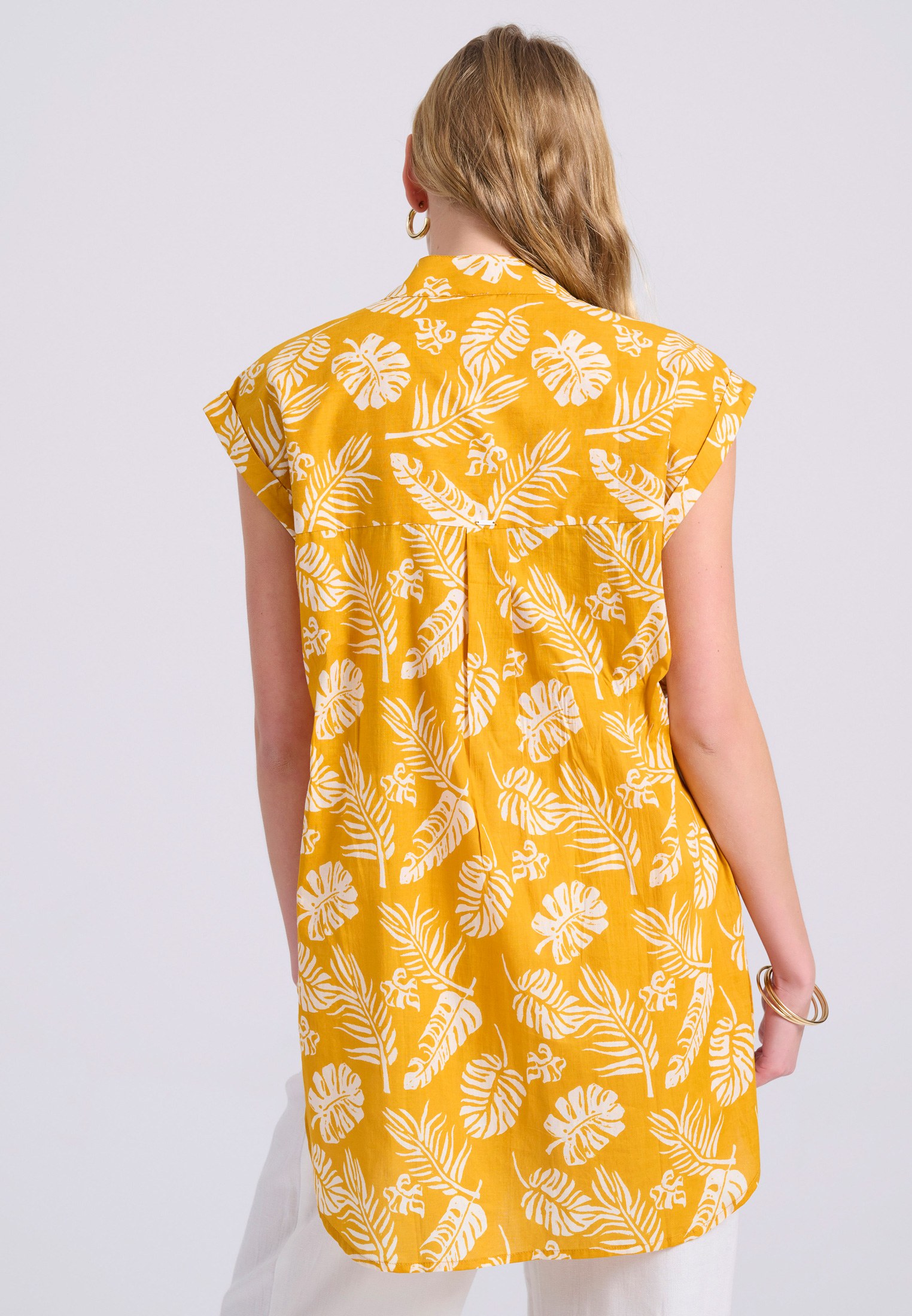 Women's Shirts Funky Buddha Yellow