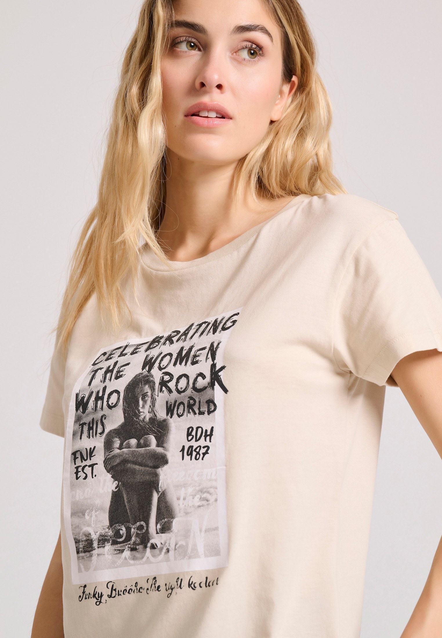 Women's Shirts Funky Buddha White