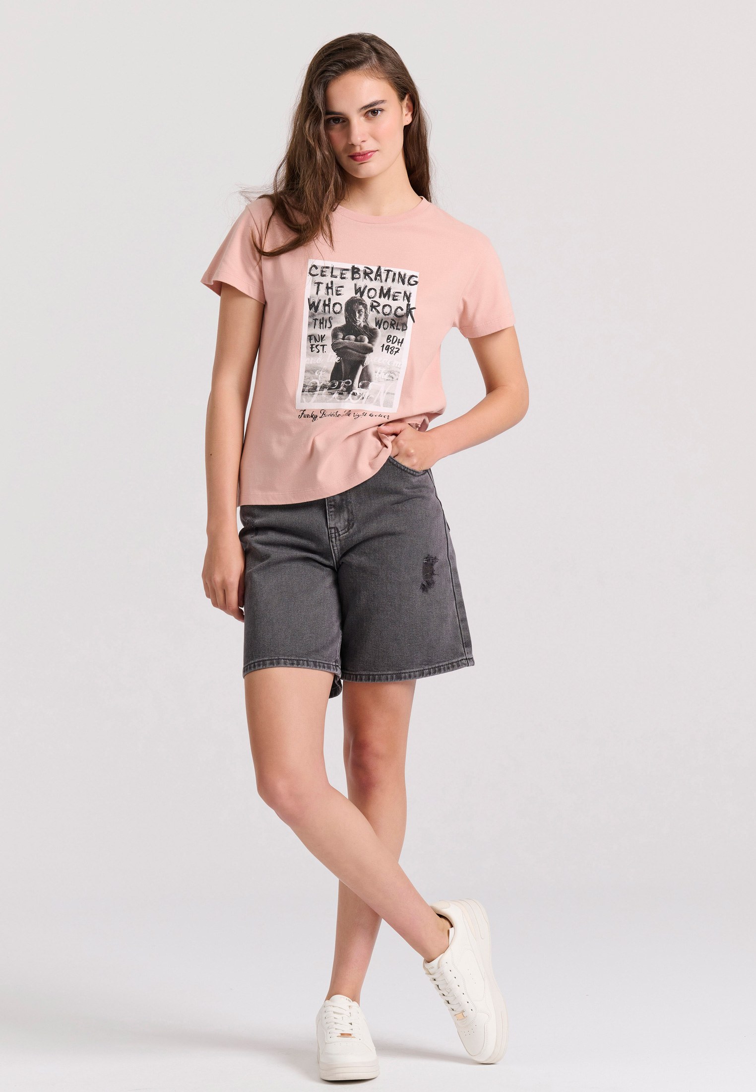 Women's Shirts Funky Buddha Pink