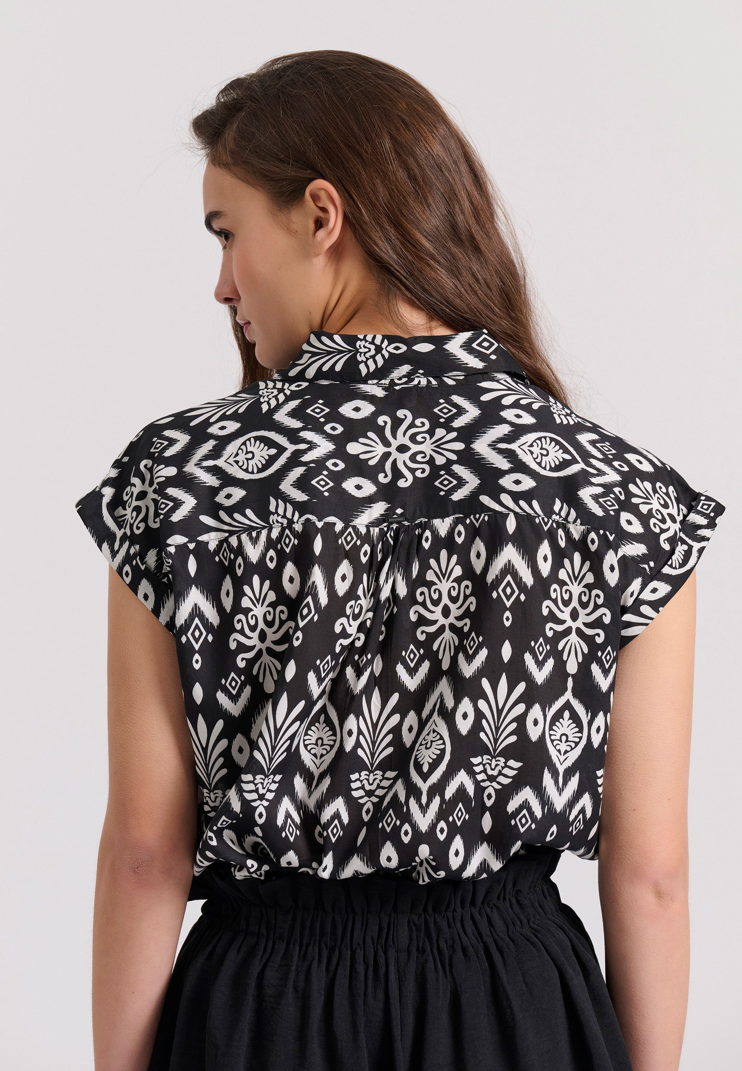 Women's Shirts Funky Buddha Black