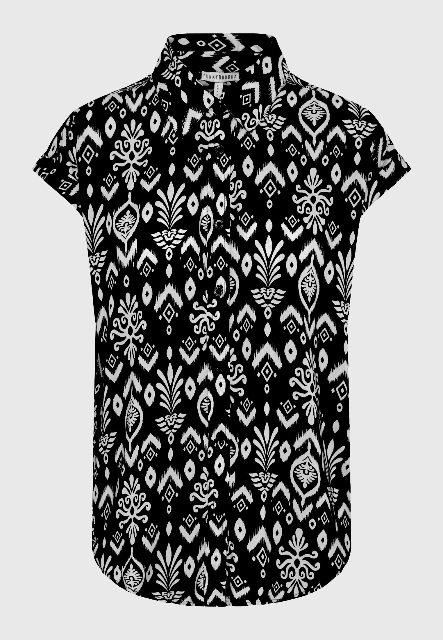 Women's Shirts Funky Buddha Black