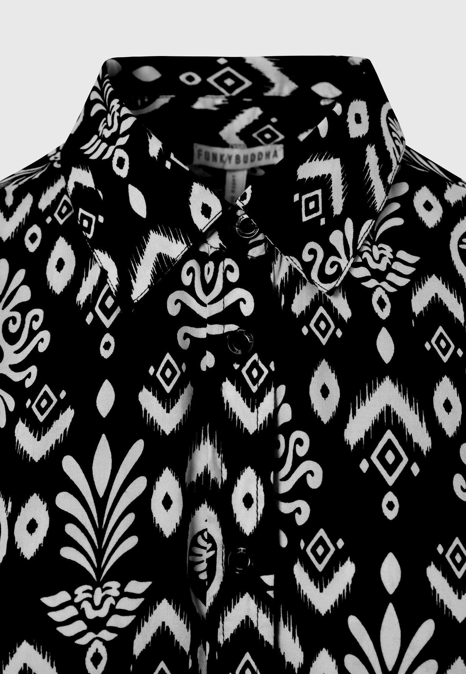 Women's Shirts Funky Buddha Black