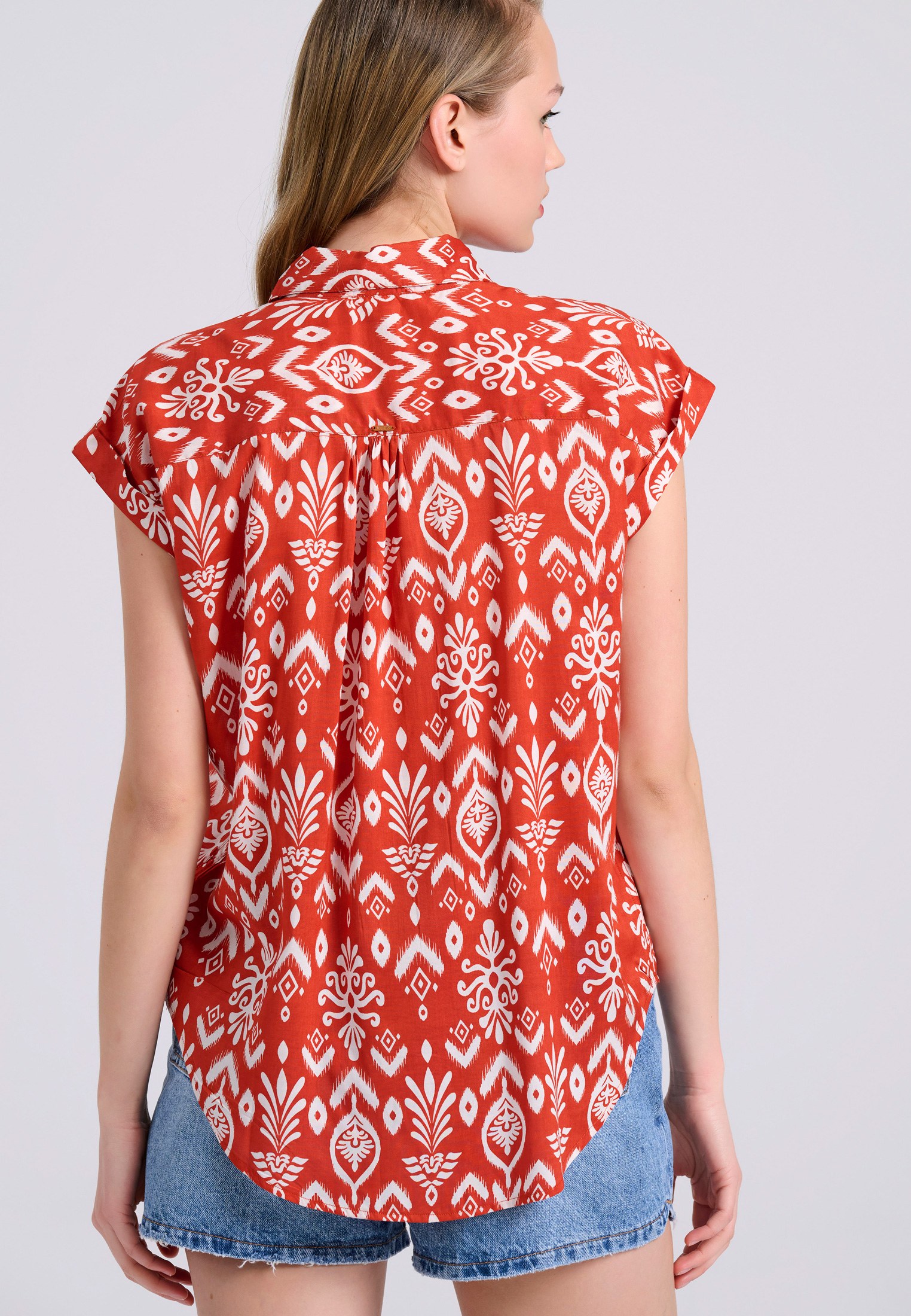 Women's Shirts Funky Buddha Red