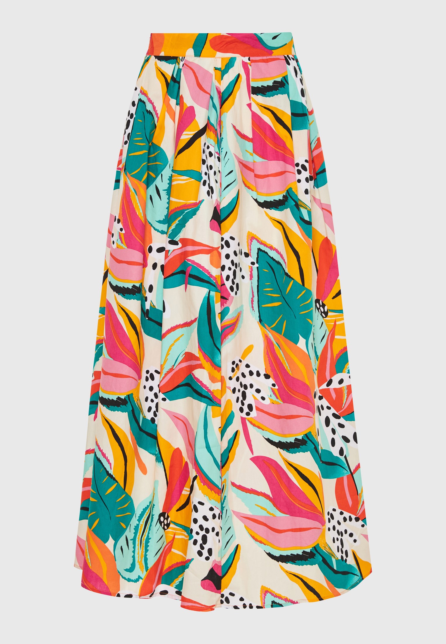 Women's Midi Skirts Funky Buddha Multicolor