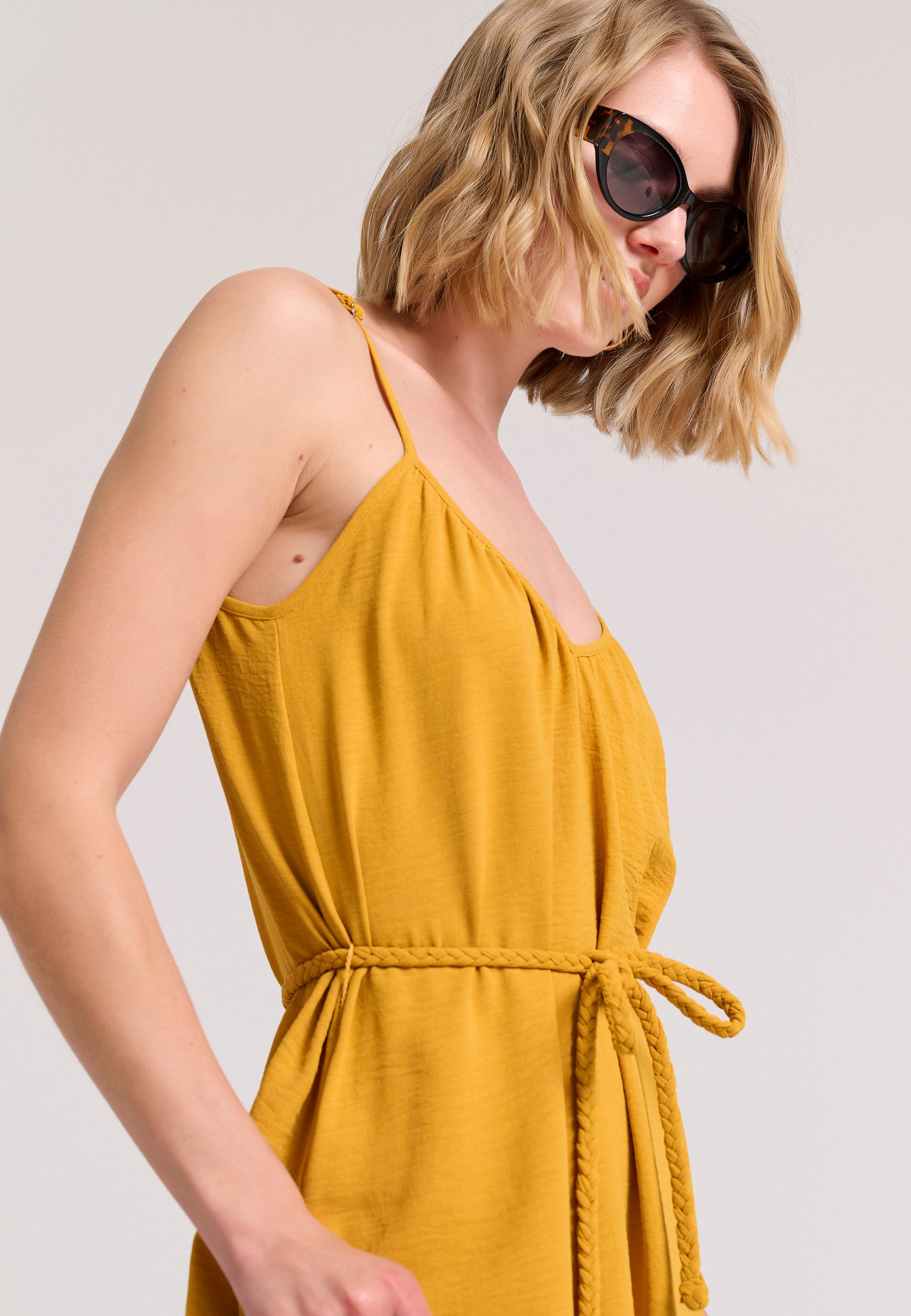 Women's Dresses Funky Buddha Yellow