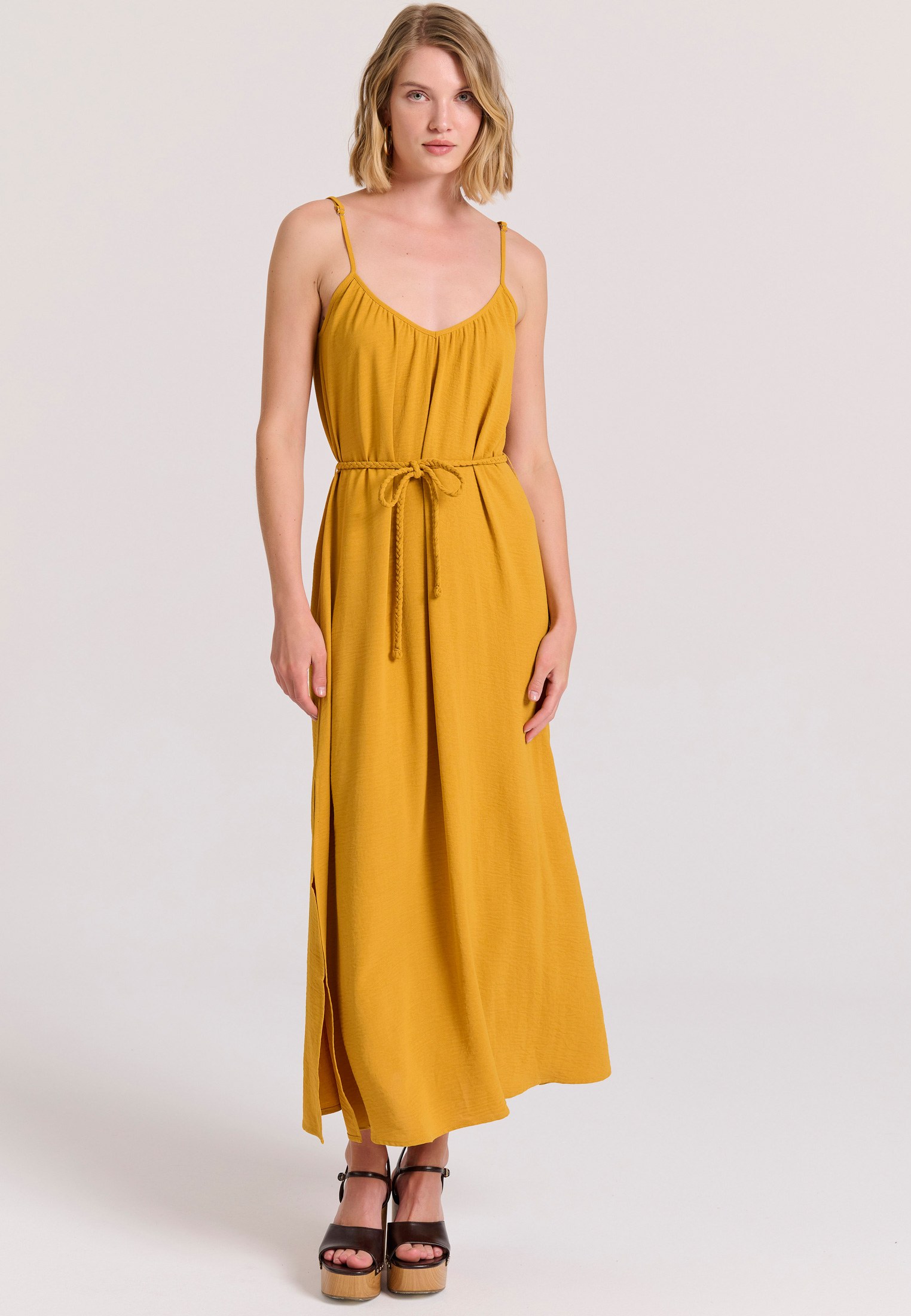 Women's Dresses Funky Buddha Yellow