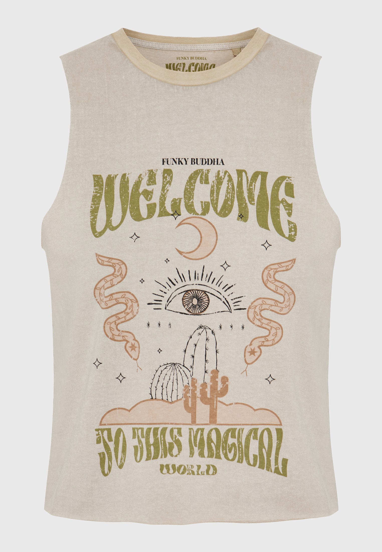 Women's Shirts Funky Buddha White