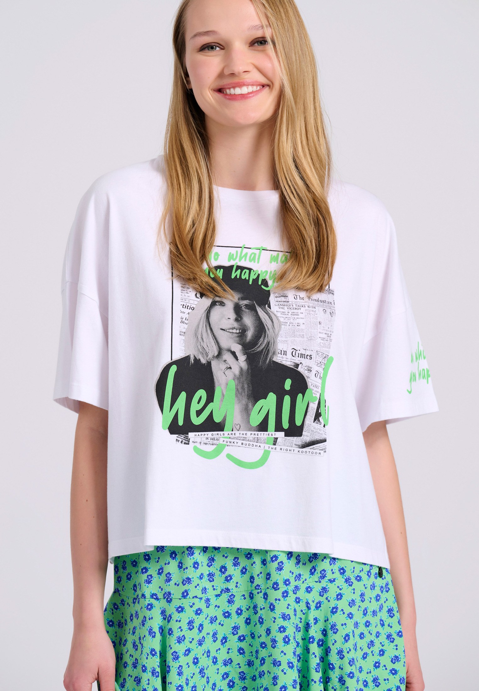 Women's Shirts Funky Buddha White