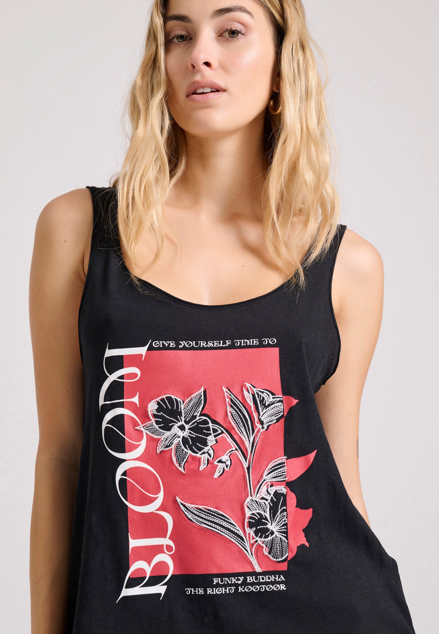 Women's Shirts Funky Buddha Black