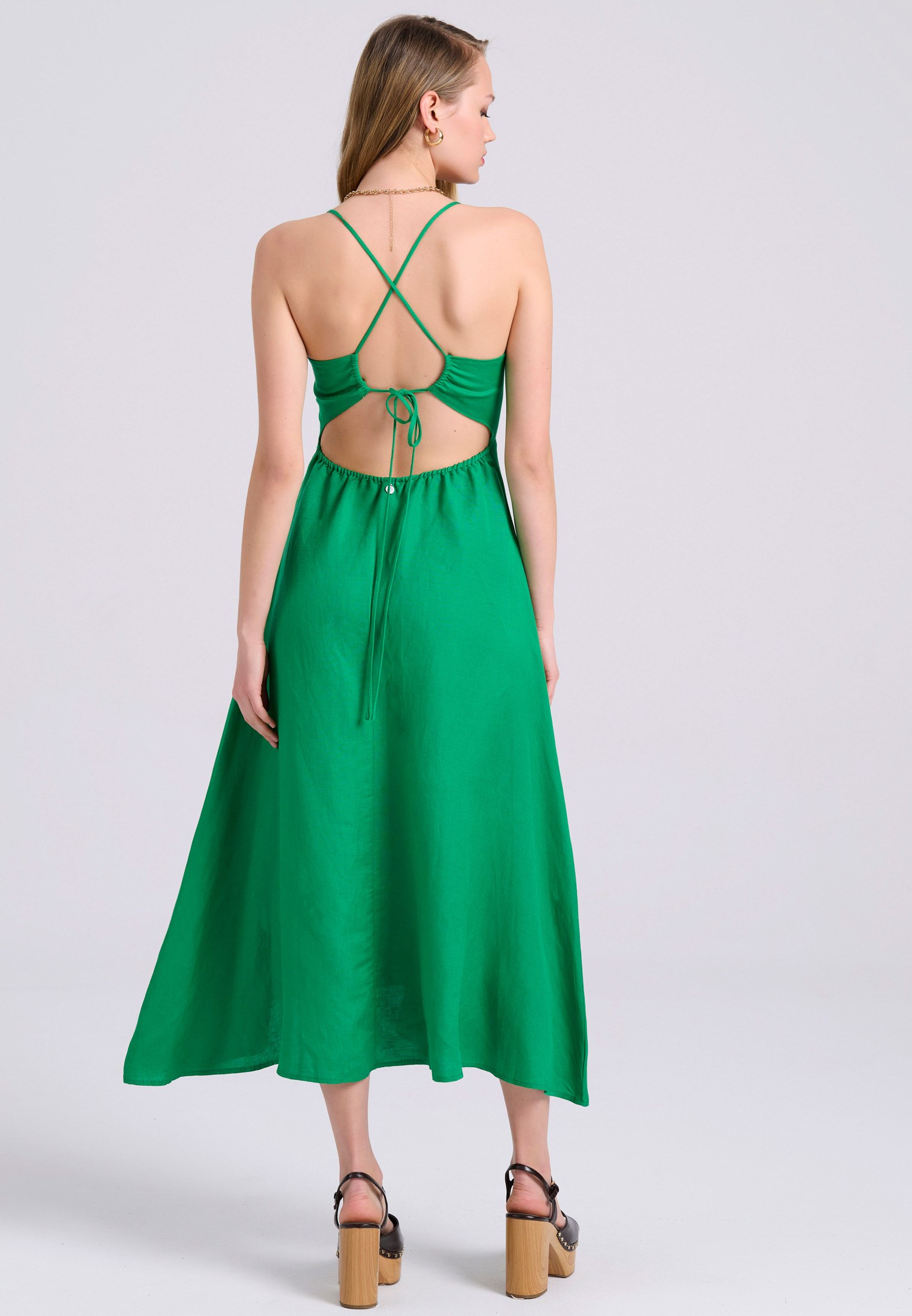 Women's Dresses Funky Buddha Green