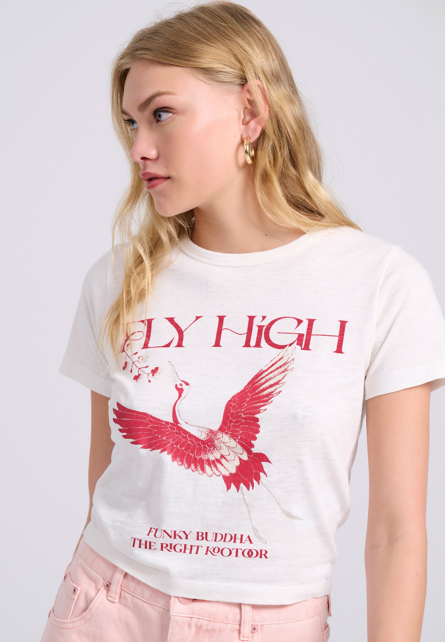 Women's Shirts Funky Buddha White