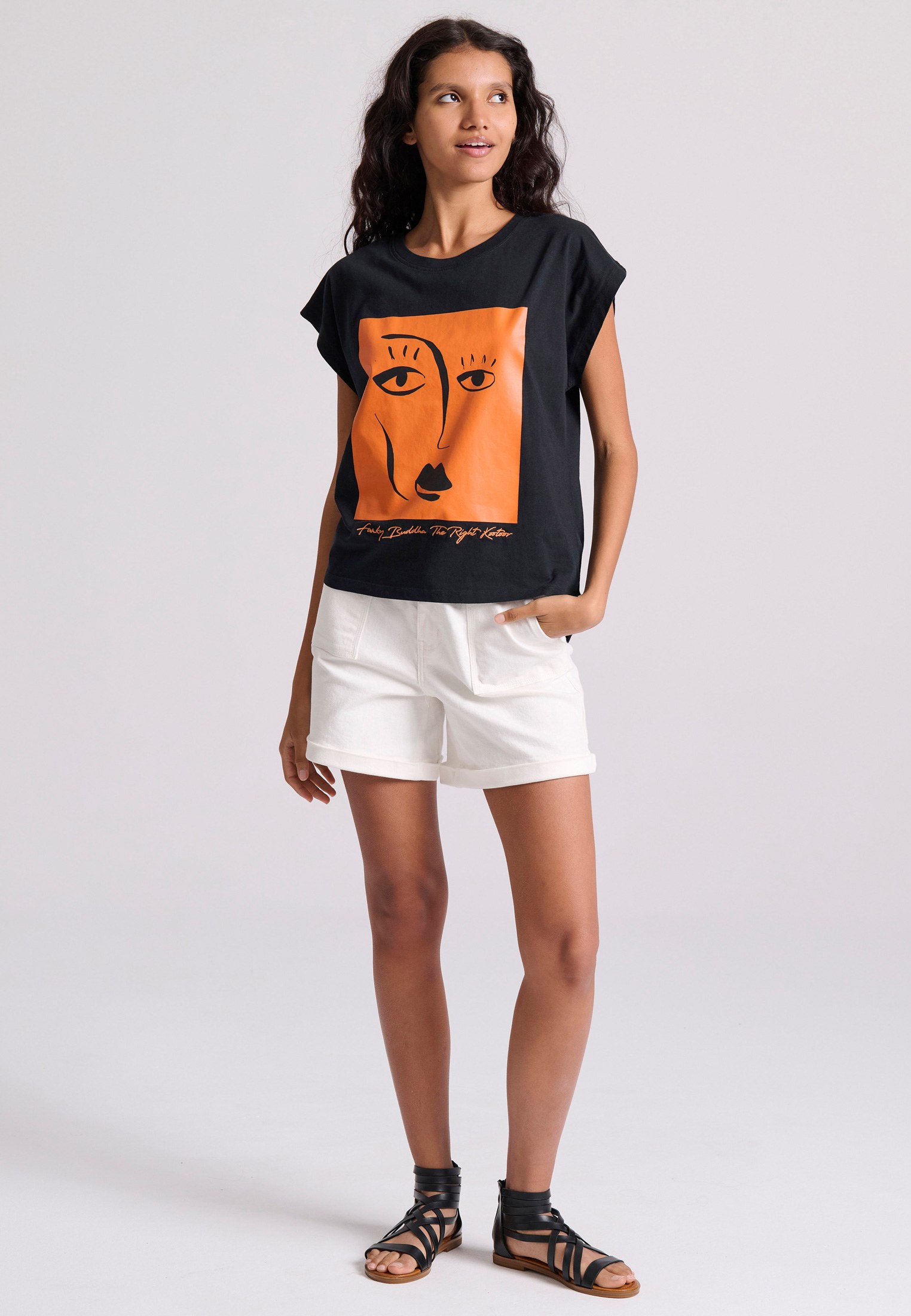 Women's Shirts Funky Buddha Black