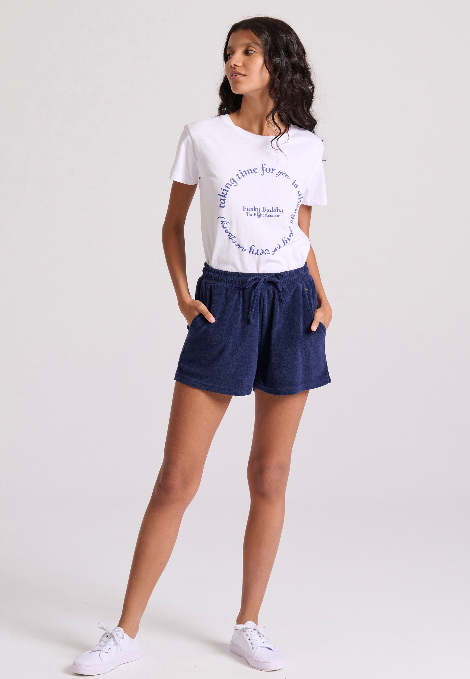 Women's Shirts Funky Buddha White