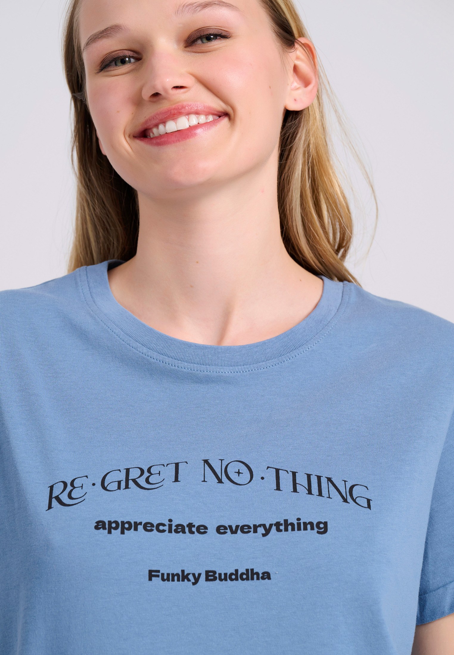 Women's Shirts Funky Buddha Blue