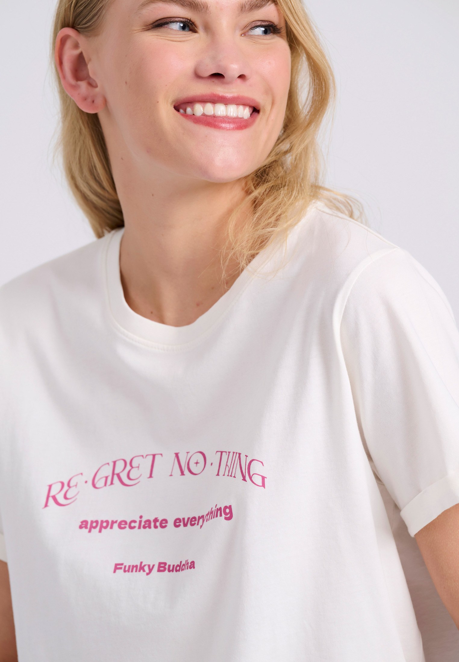 Women's Shirts Funky Buddha White