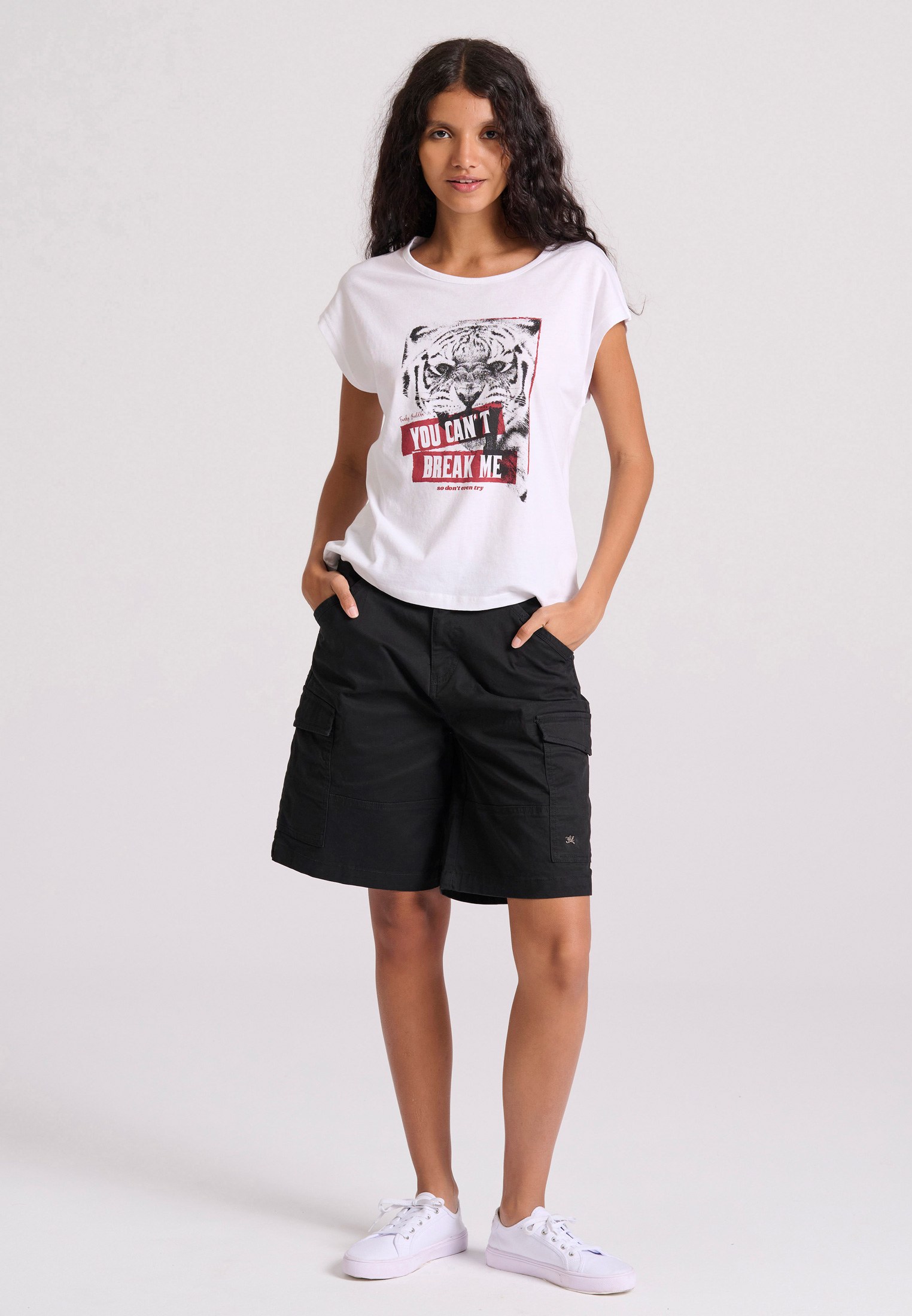 Women's T-Shirts Funky Buddha White