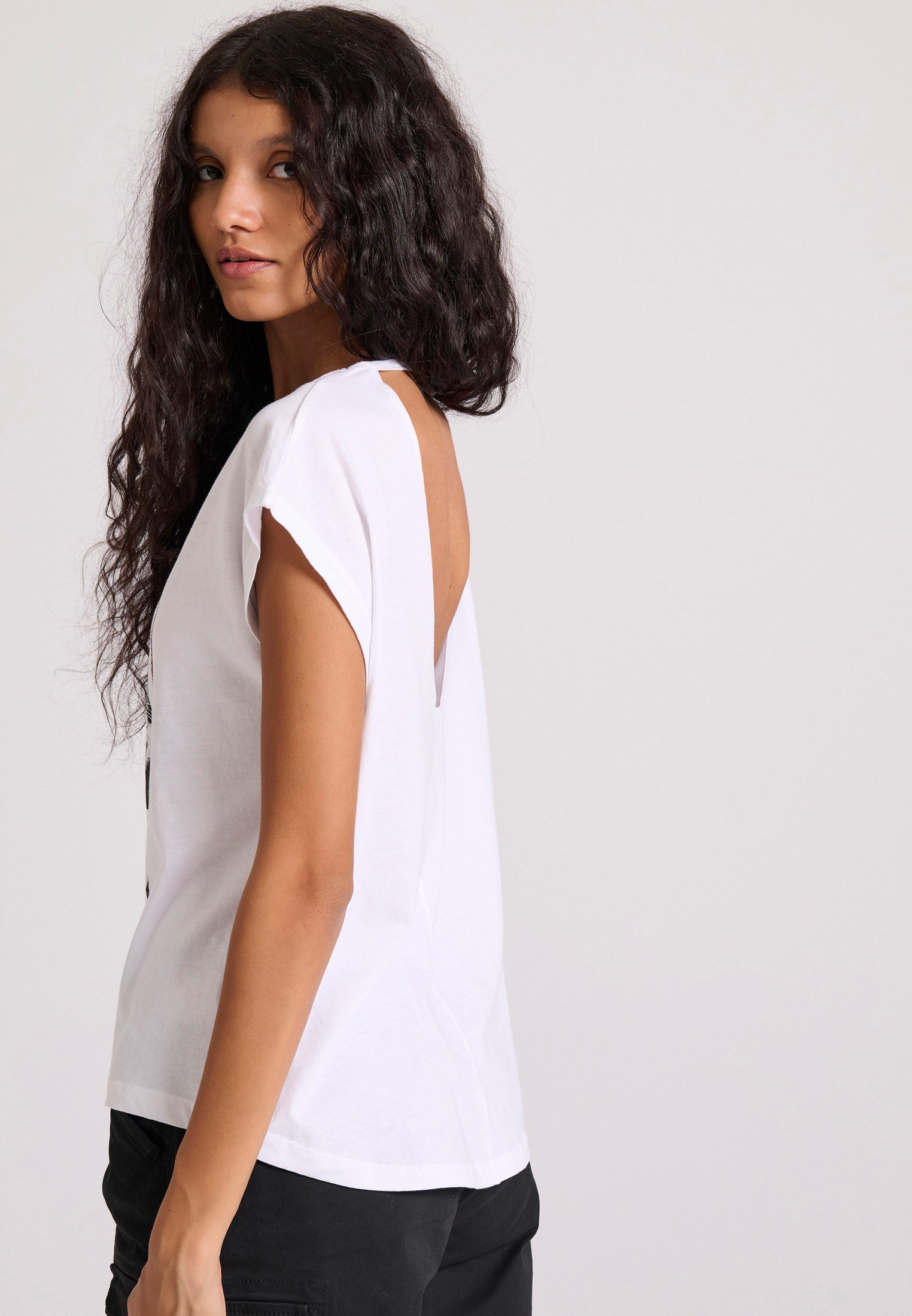 Women's T-Shirts Funky Buddha White