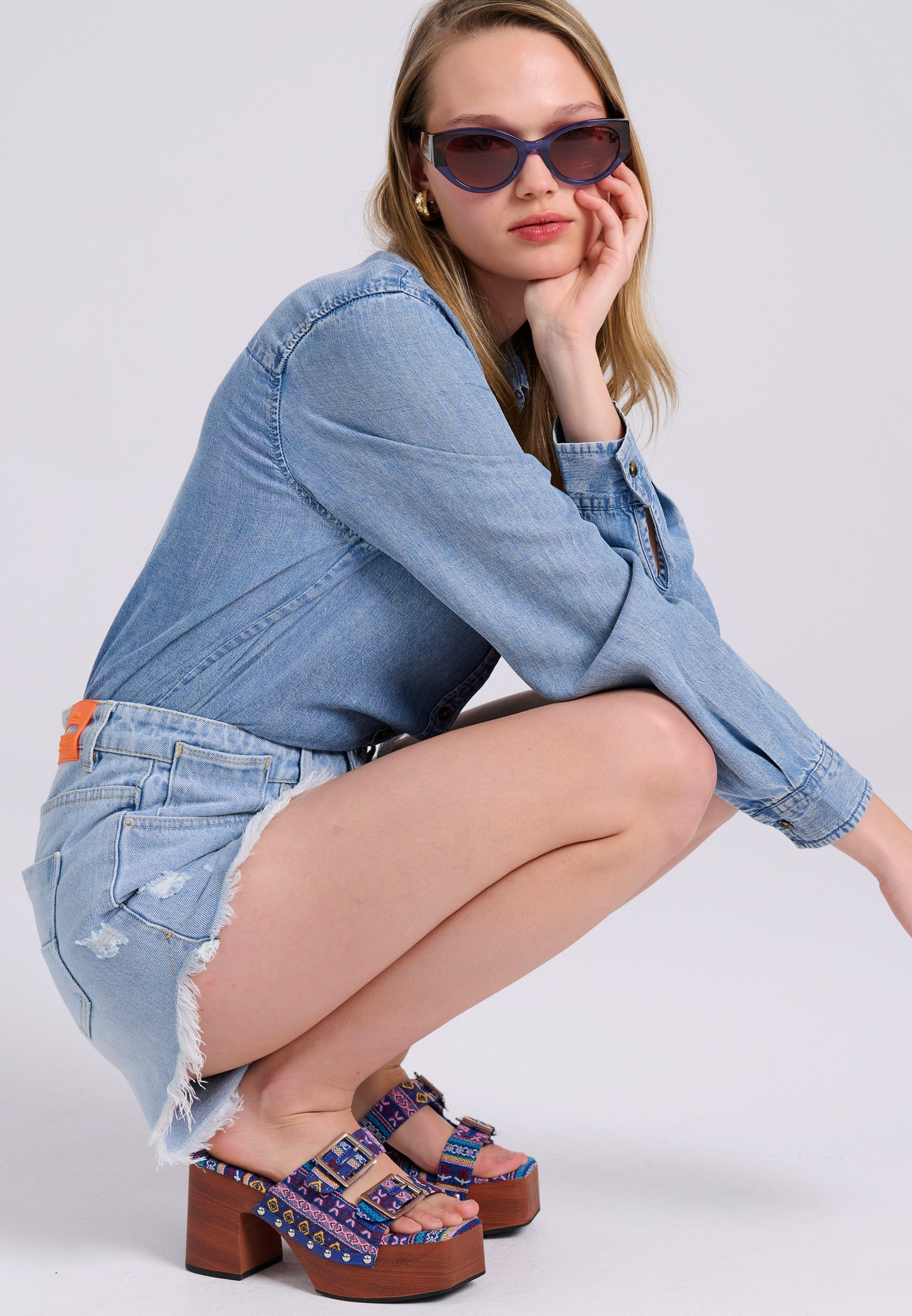 Women's Jeans Funky Buddha Blue