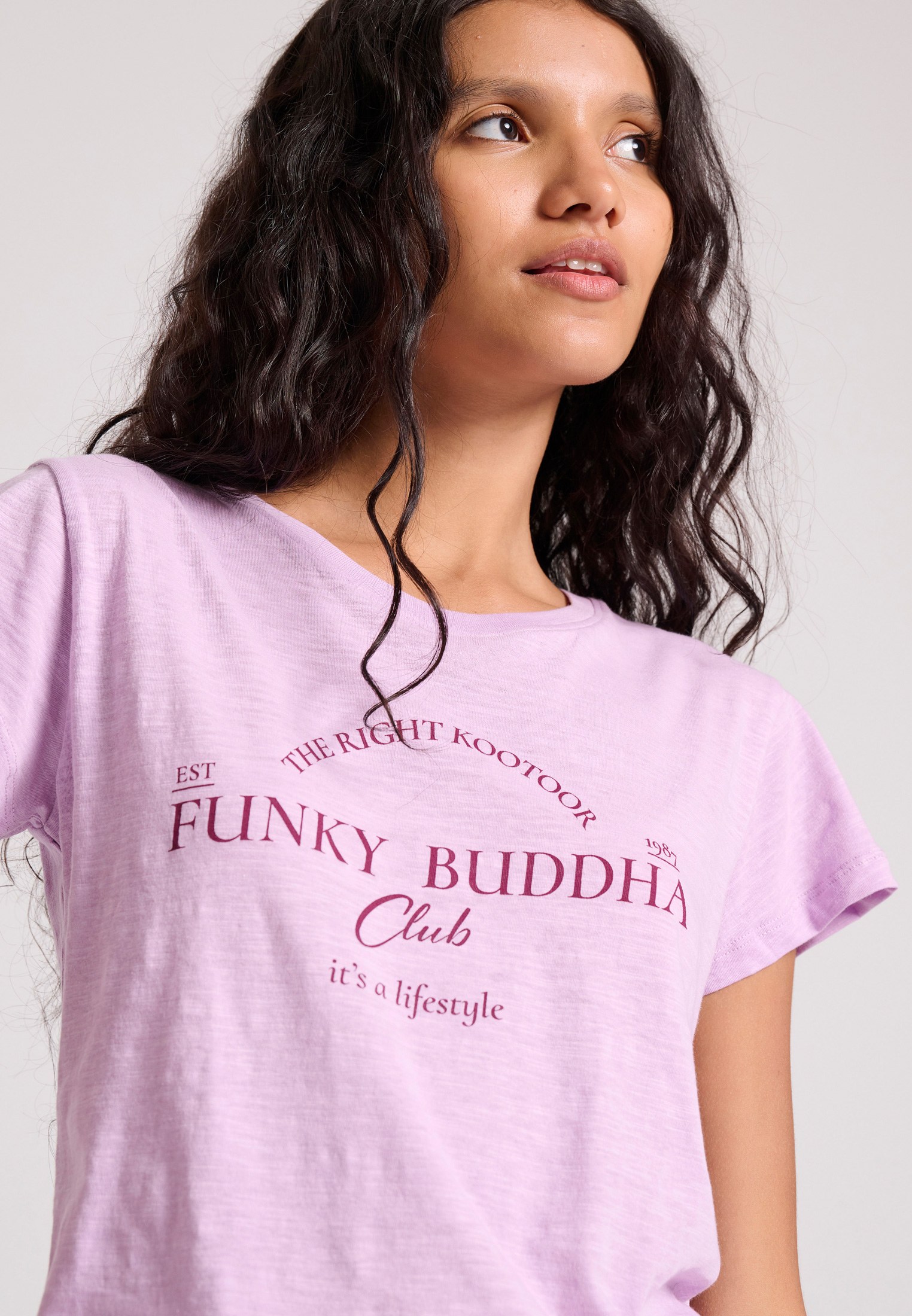 Women's Shirts Funky Buddha Purple