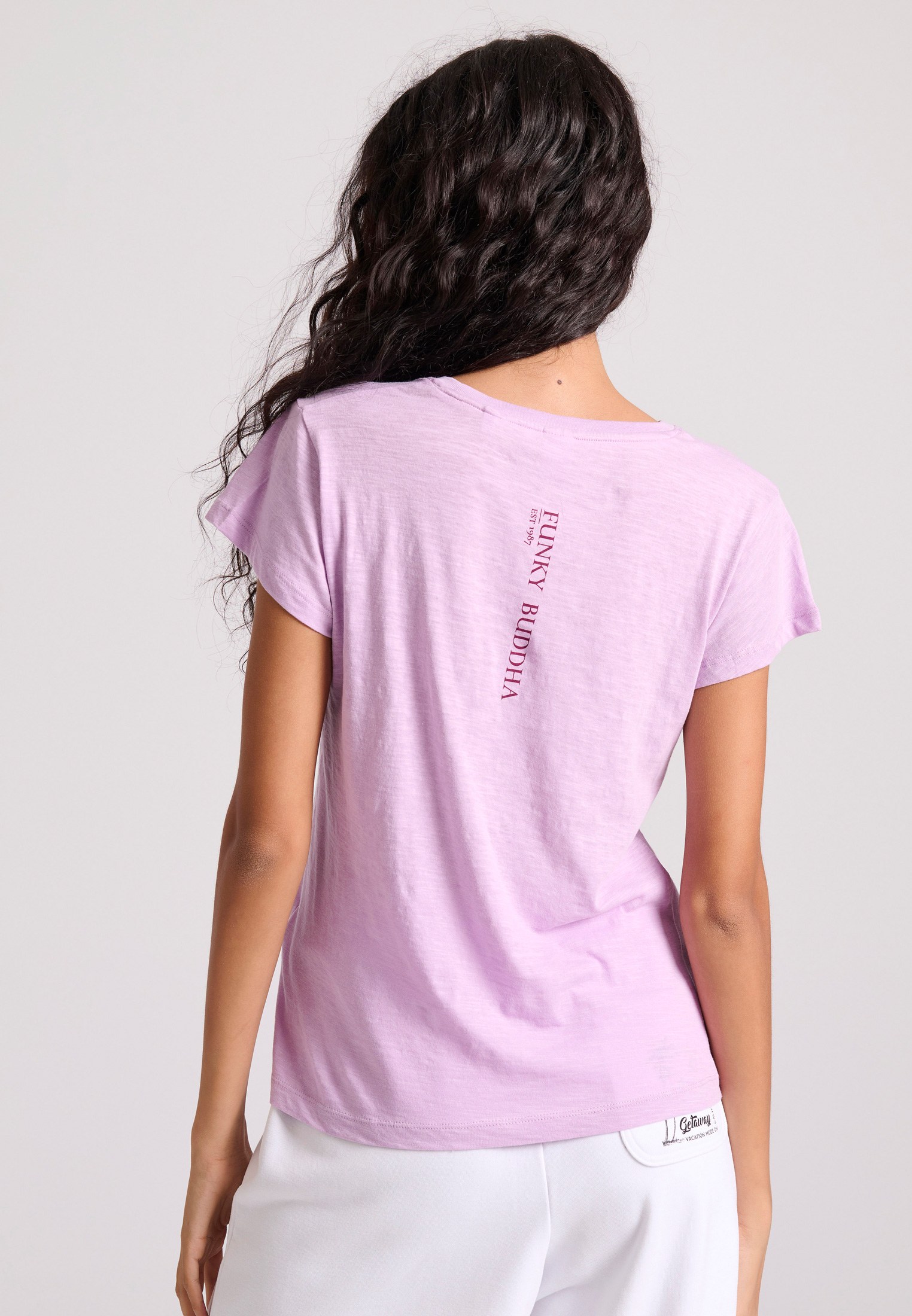 Women's Shirts Funky Buddha Purple