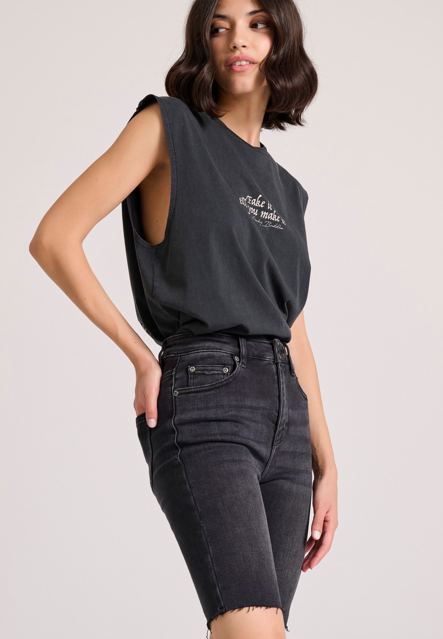 Women's Jeans Funky Buddha Black