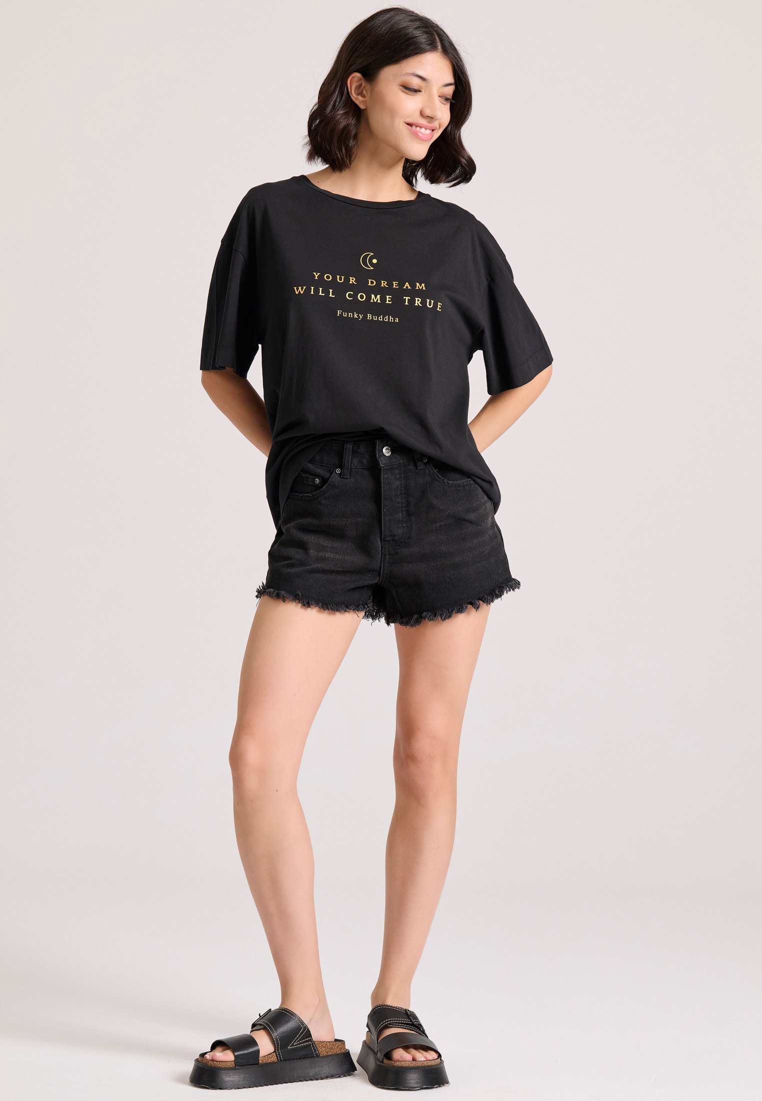 Women's Shirts Funky Buddha Black