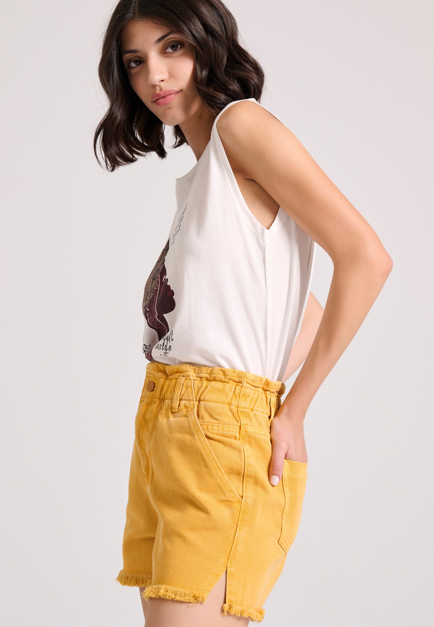 Women's Jeans Funky Buddha Yellow