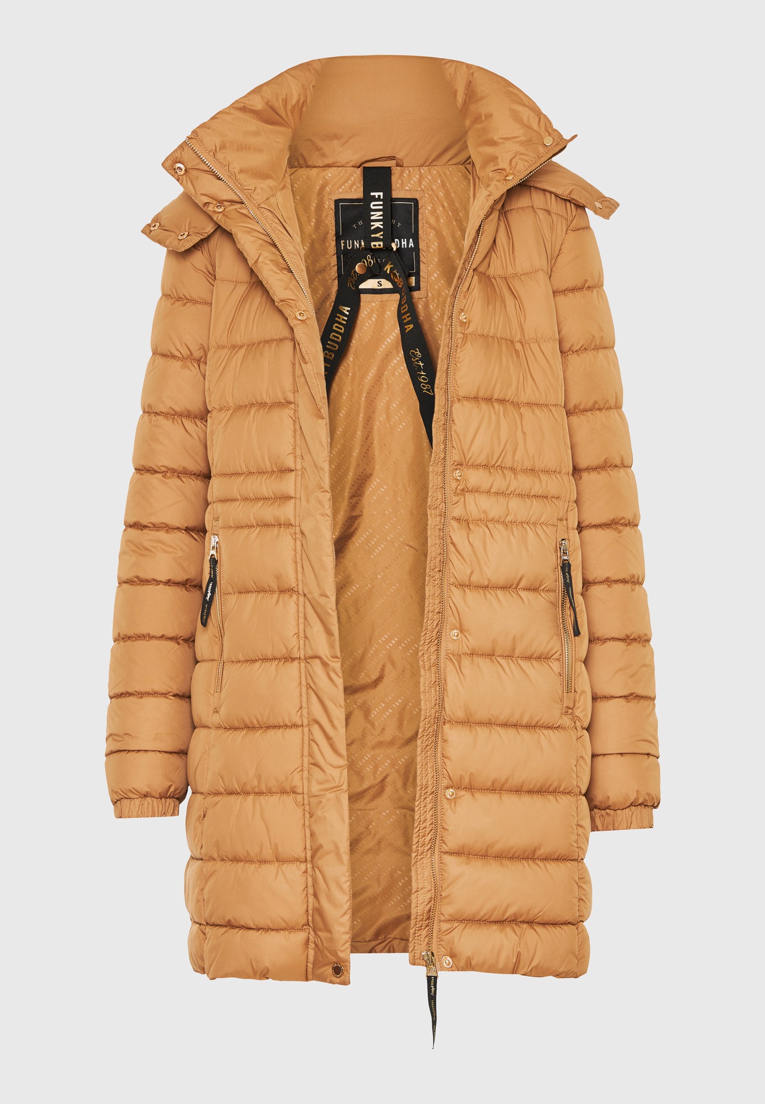 Women's Jackets Funky Buddha Brown